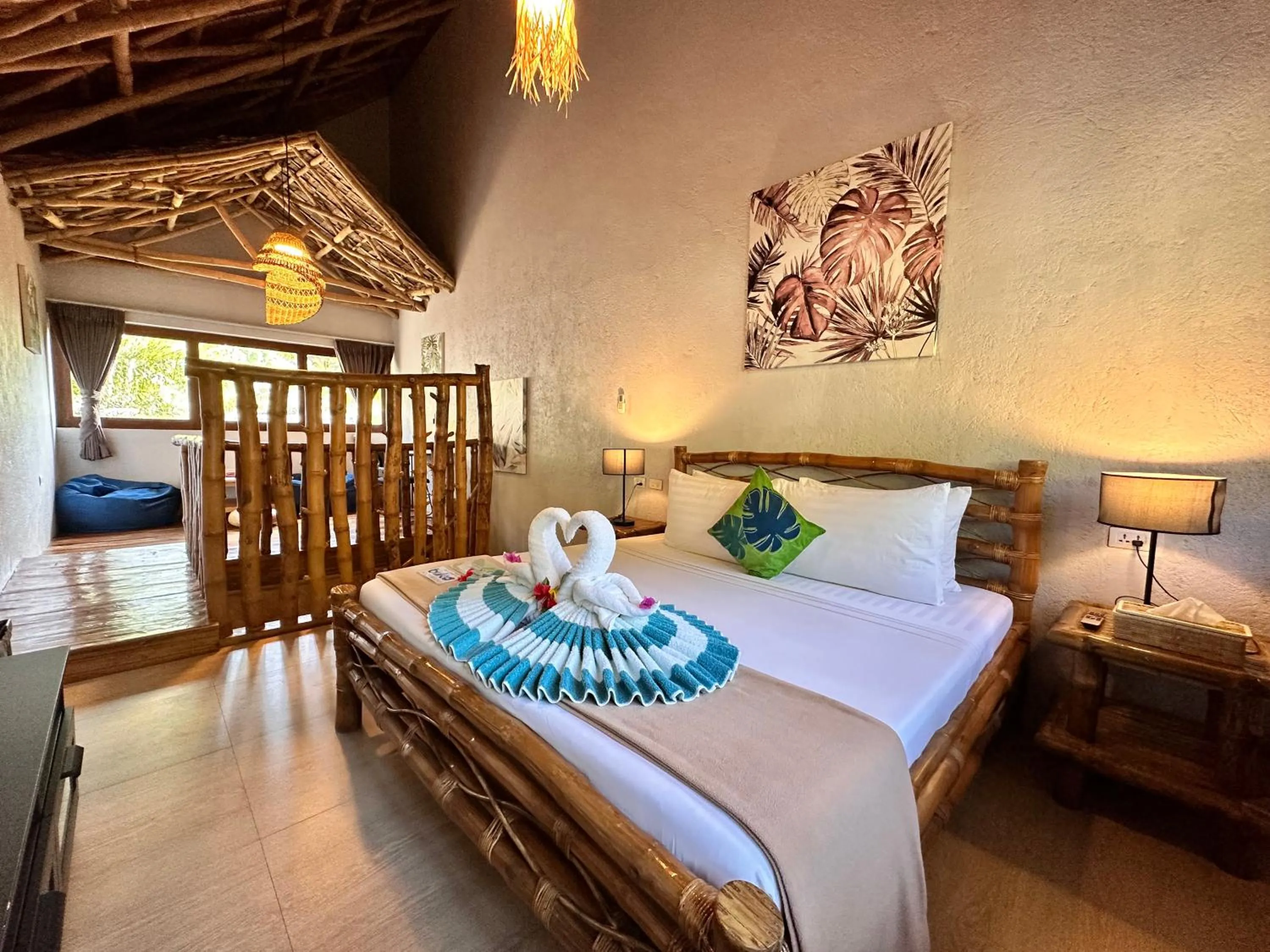 Bed in Buko Beach Resort