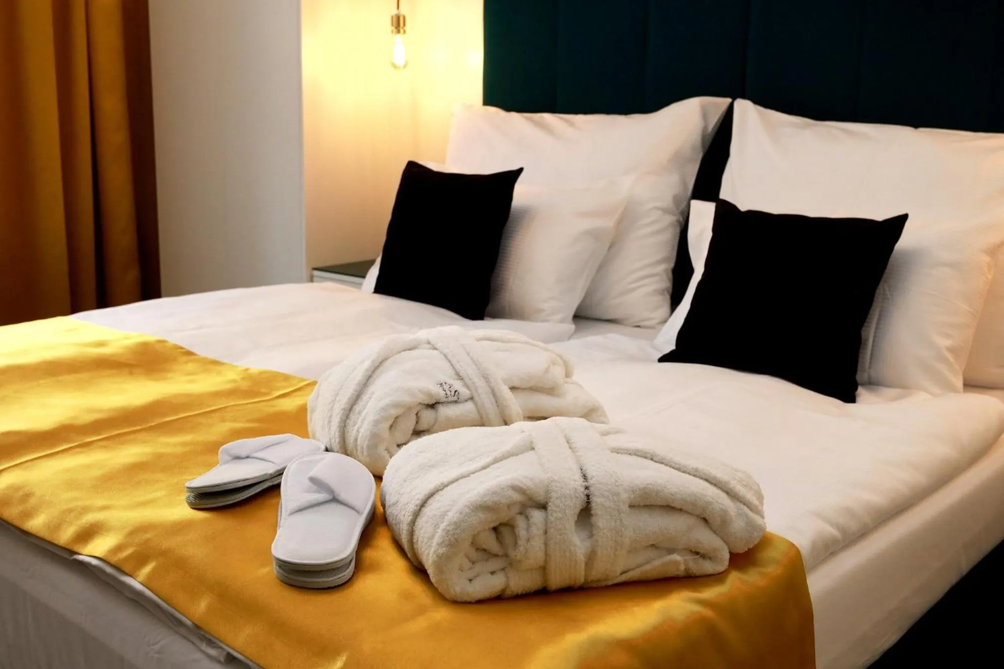 Bed in Art Deco WOLKER by ASTORIA Hotel & Medical Spa