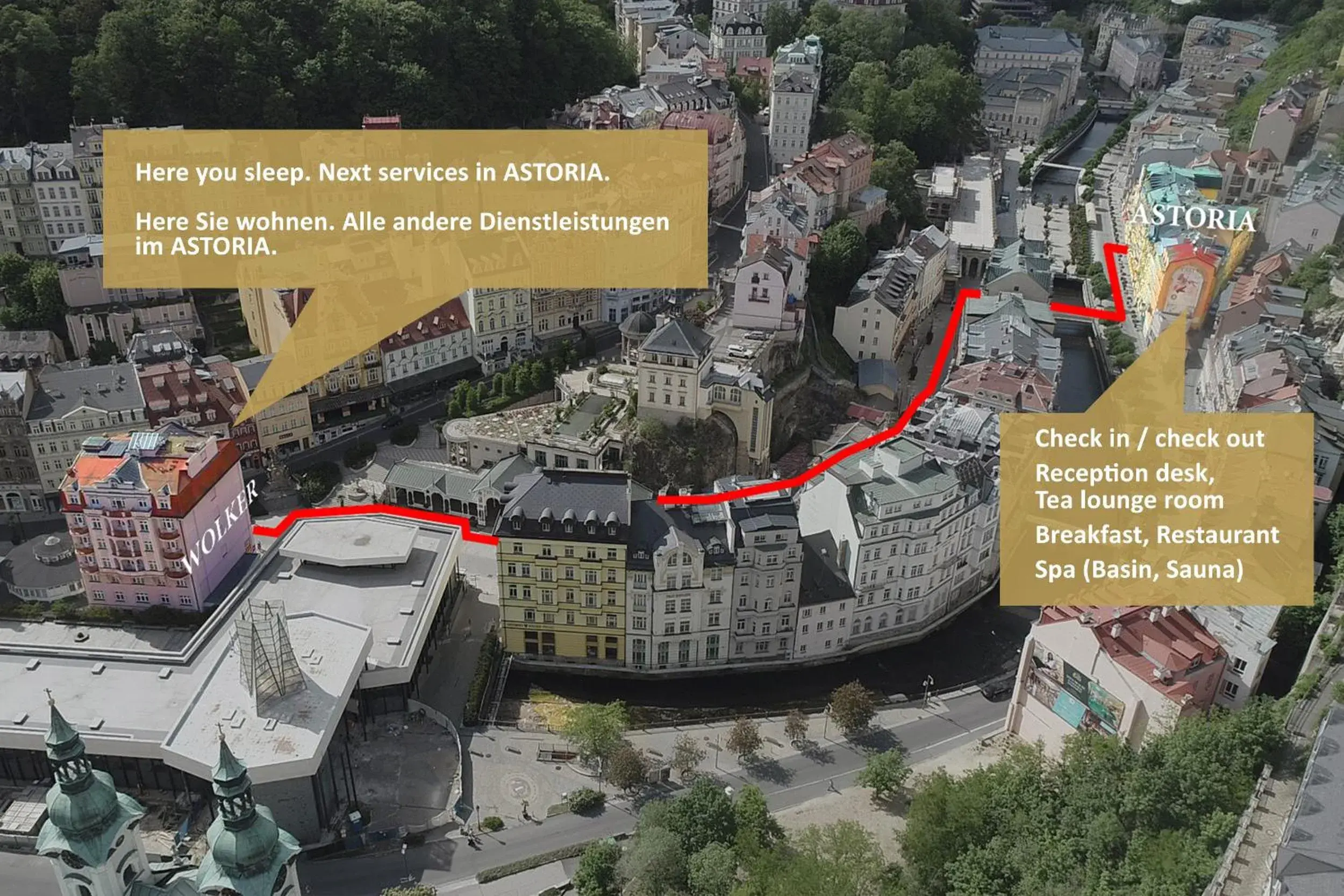 Restaurant/places to eat in Art Deco WOLKER by ASTORIA Hotel & Medical Spa Restaurant/places to eat in Art Deco WOLKER by ASTORIA Hotel & Medical Spa