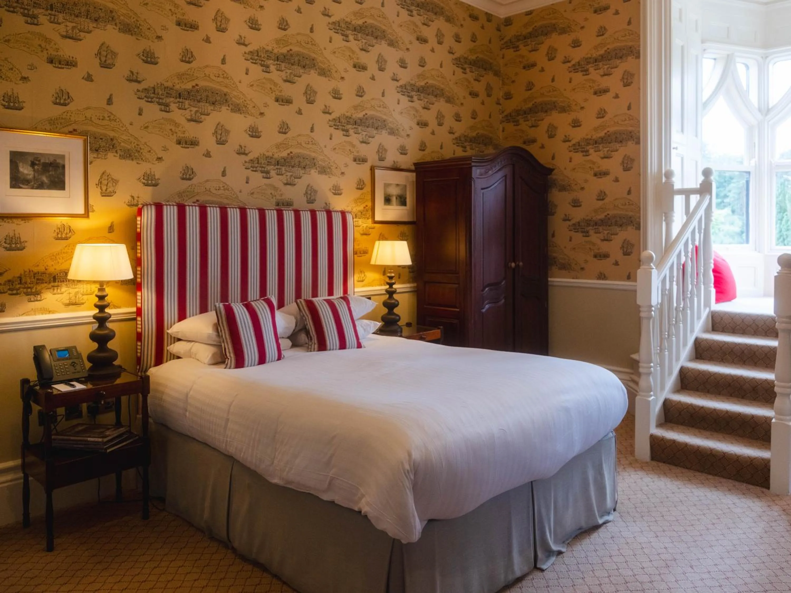 Bedroom, Bed in Gisborough Hall Hotel