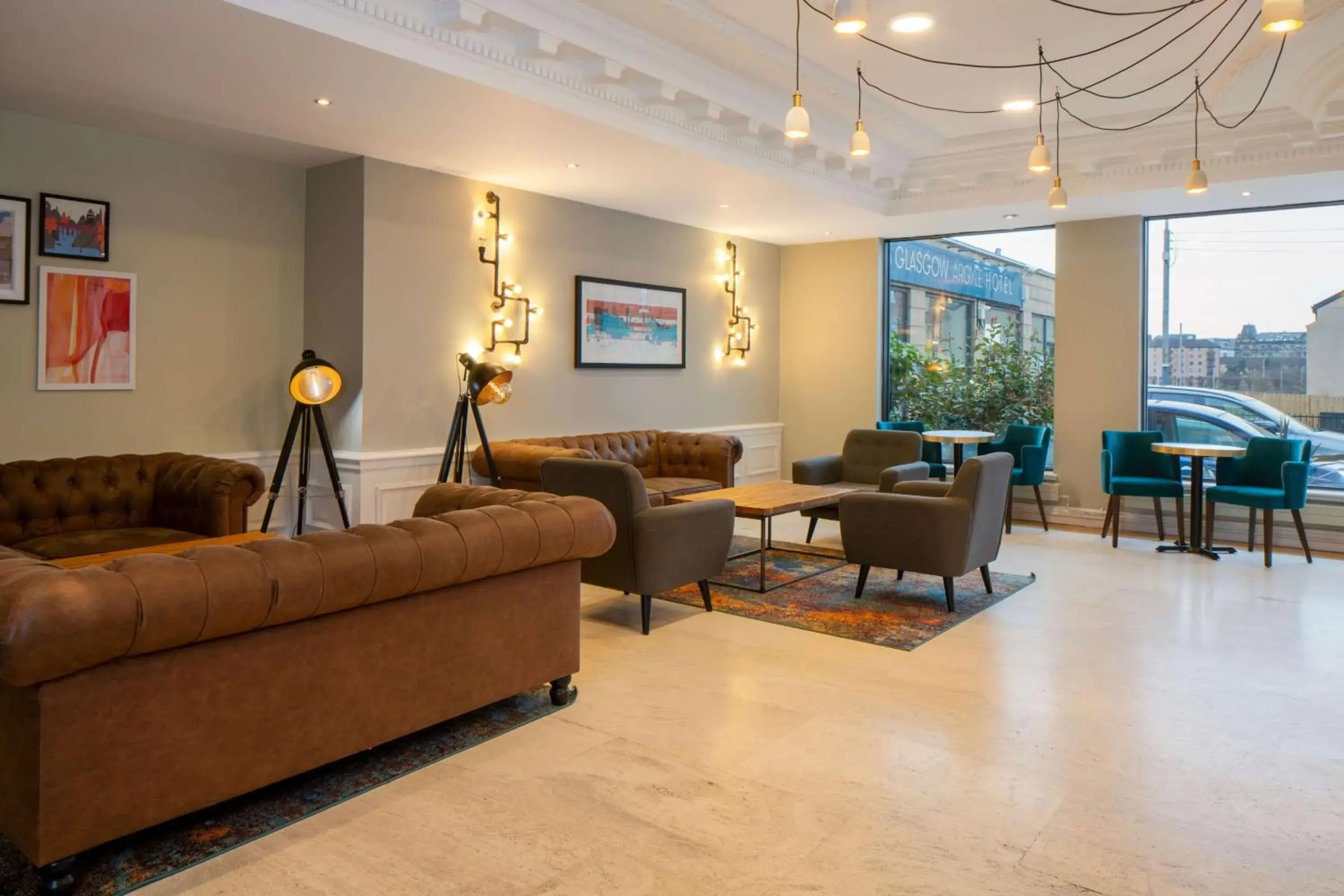 Lobby or reception in Glasgow Argyle Hotel, BW Signature Collection Lobby or reception in Glasgow Argyle Hotel, BW Signature Collection