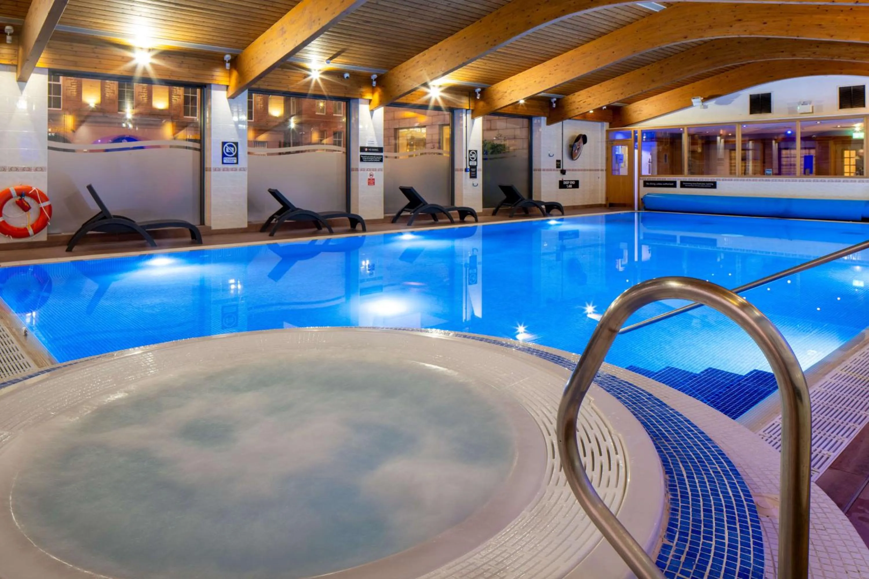 Pool view in Glasgow Argyle Hotel, BW Signature Collection