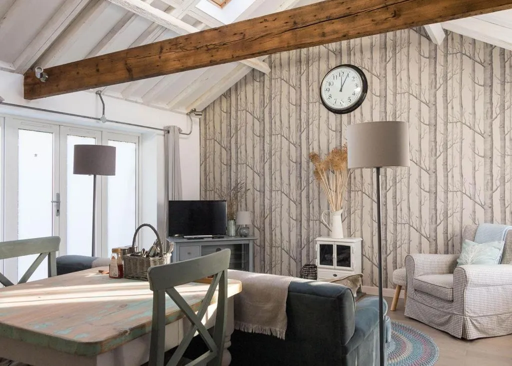 Seating area in Crafts Hill Barn