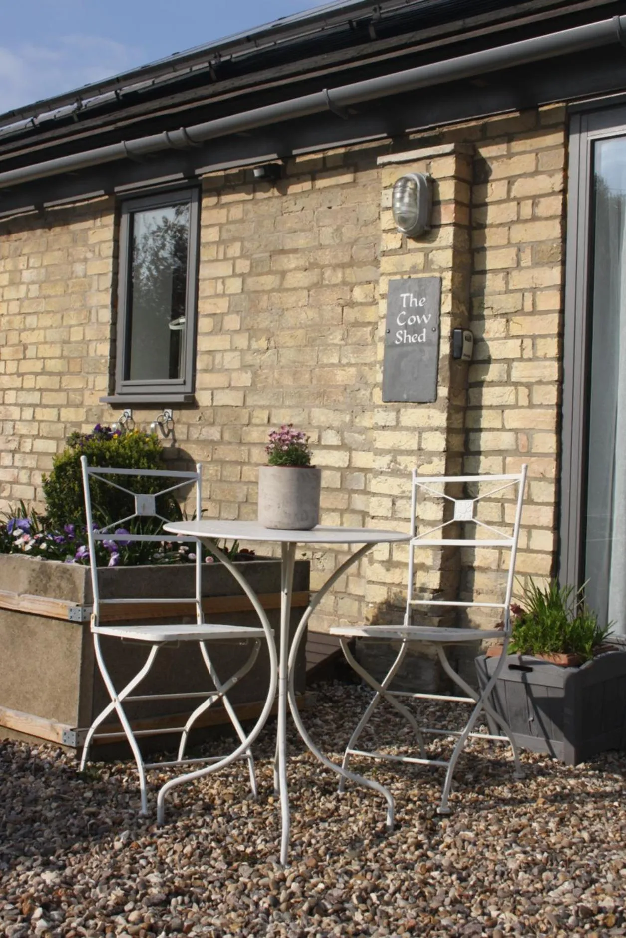 Patio in Crafts Hill Barn