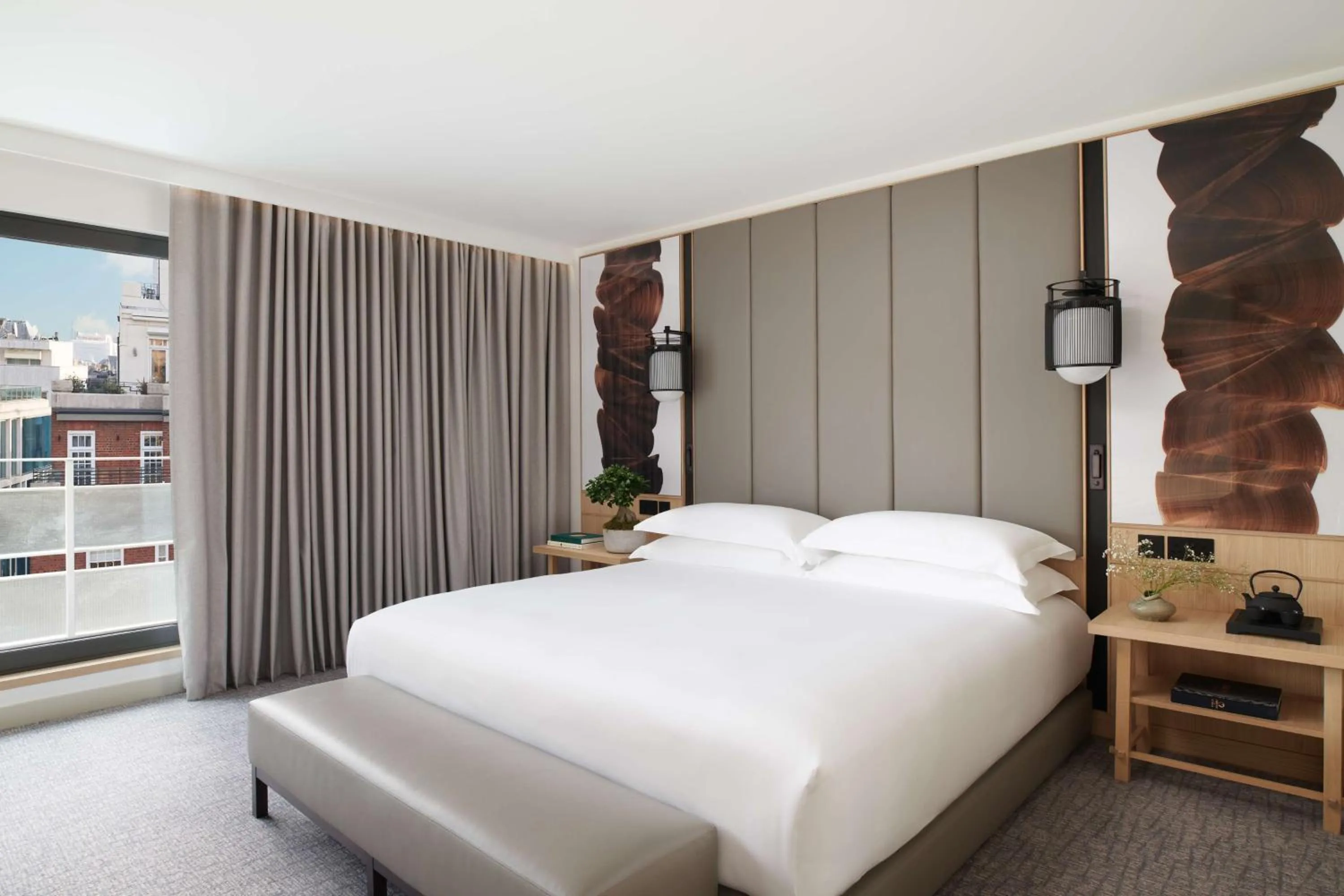 Photo of the whole room, Bed in Nobu Hotel London Portman Square