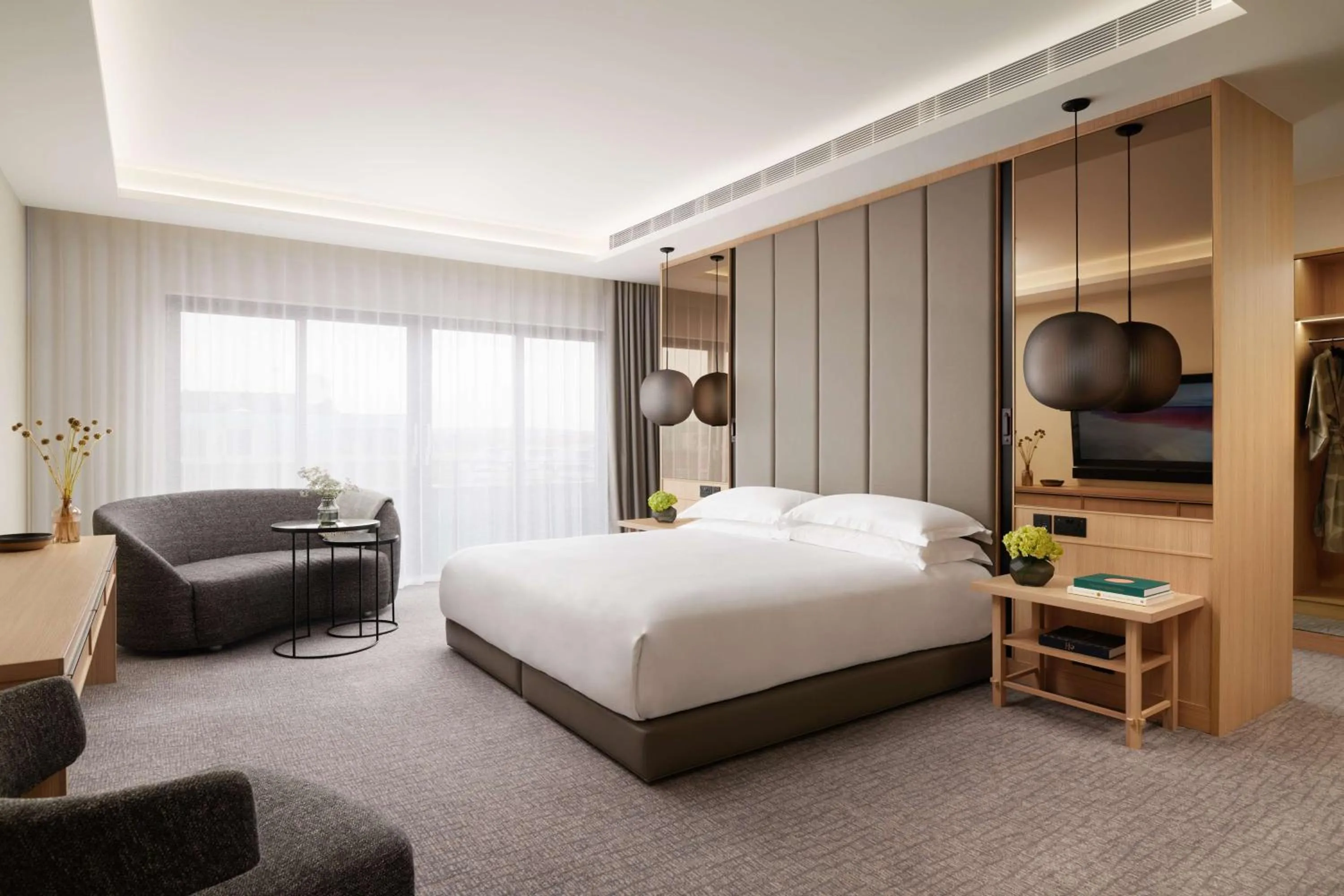 Bedroom, Bed in Nobu Hotel London Portman Square