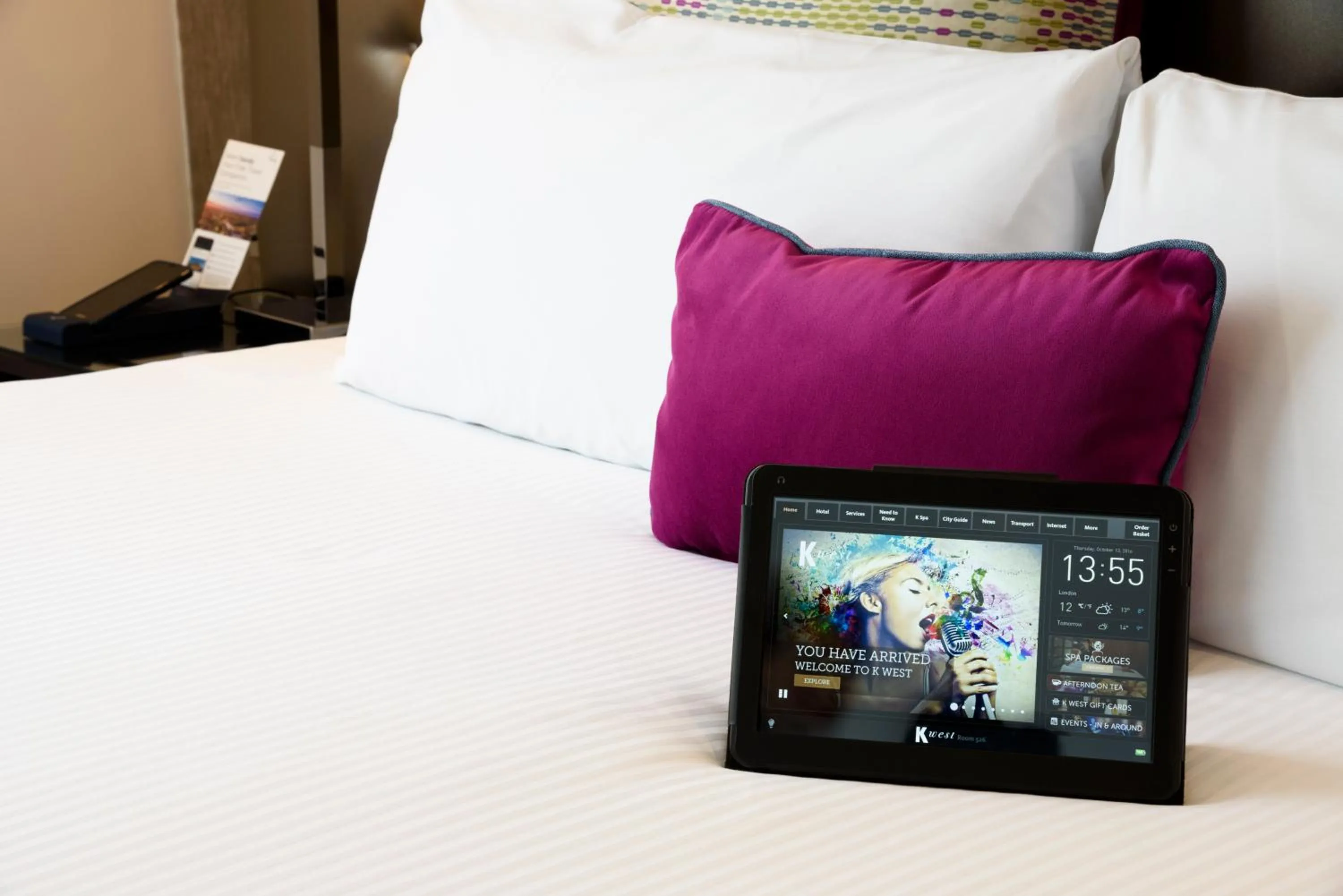 Bed in K West Hotel & Spa