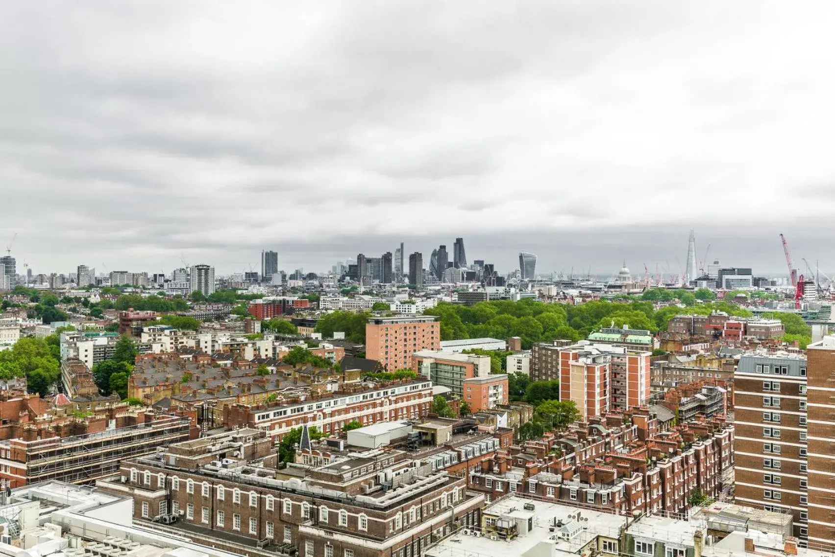 City view in Pullman London St Pancras City view in Pullman London St Pancras