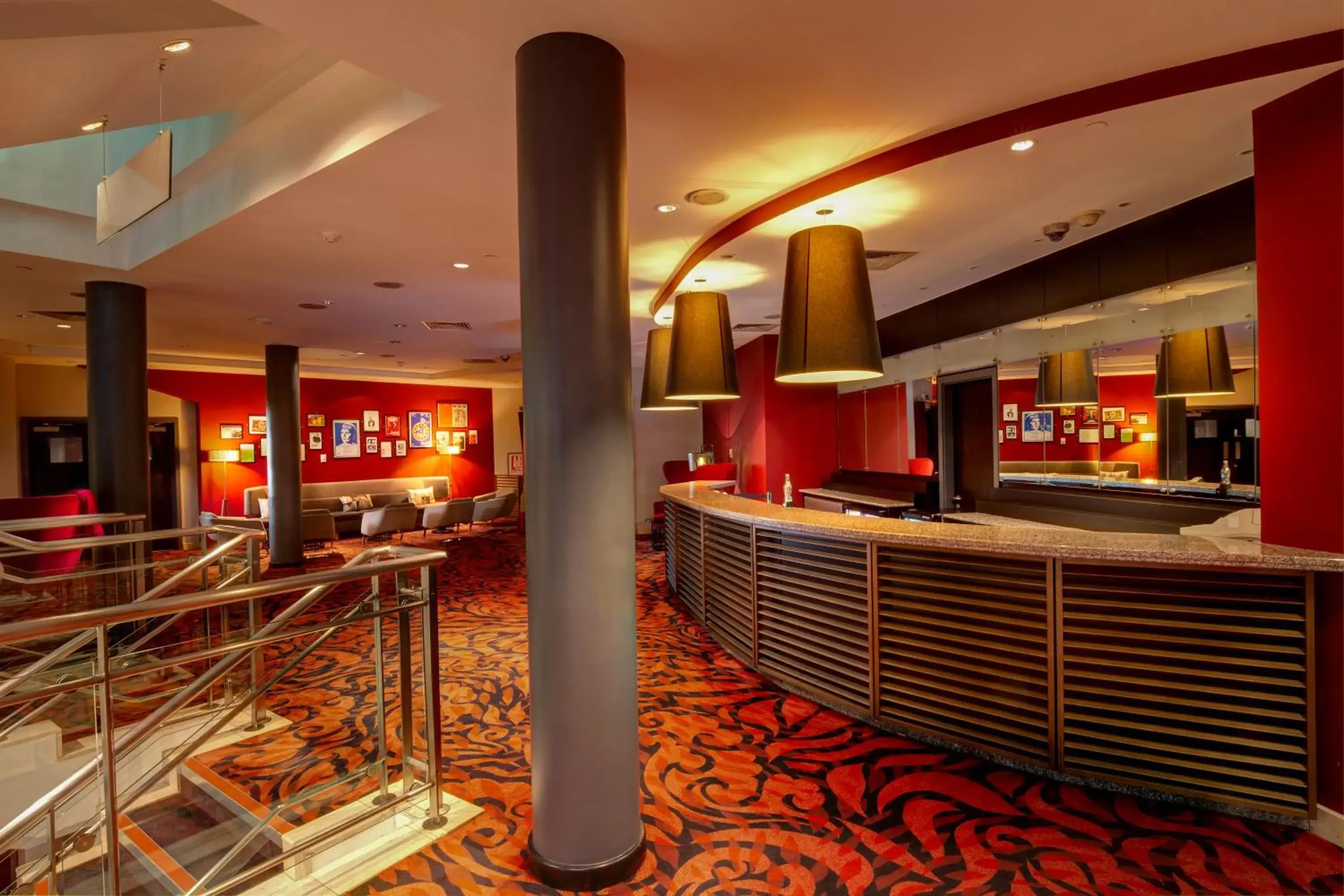 Lounge or bar in Pullman London St Pancras Lounge or bar in Pullman London St Pancras