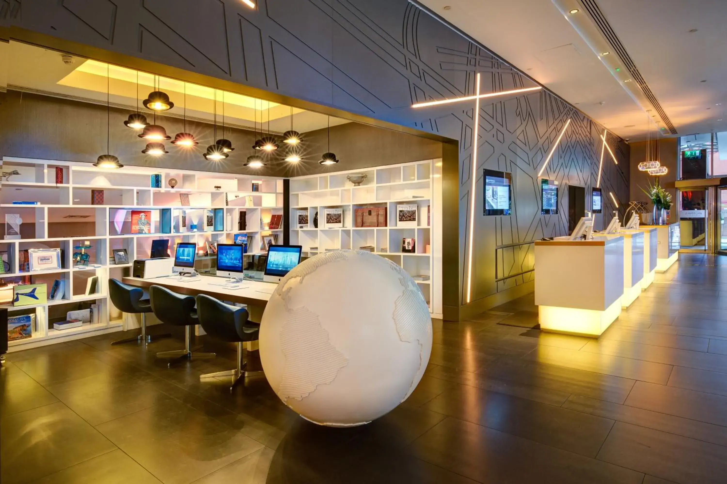 Lobby or reception in Pullman London St Pancras Lobby or reception in Pullman London St Pancras