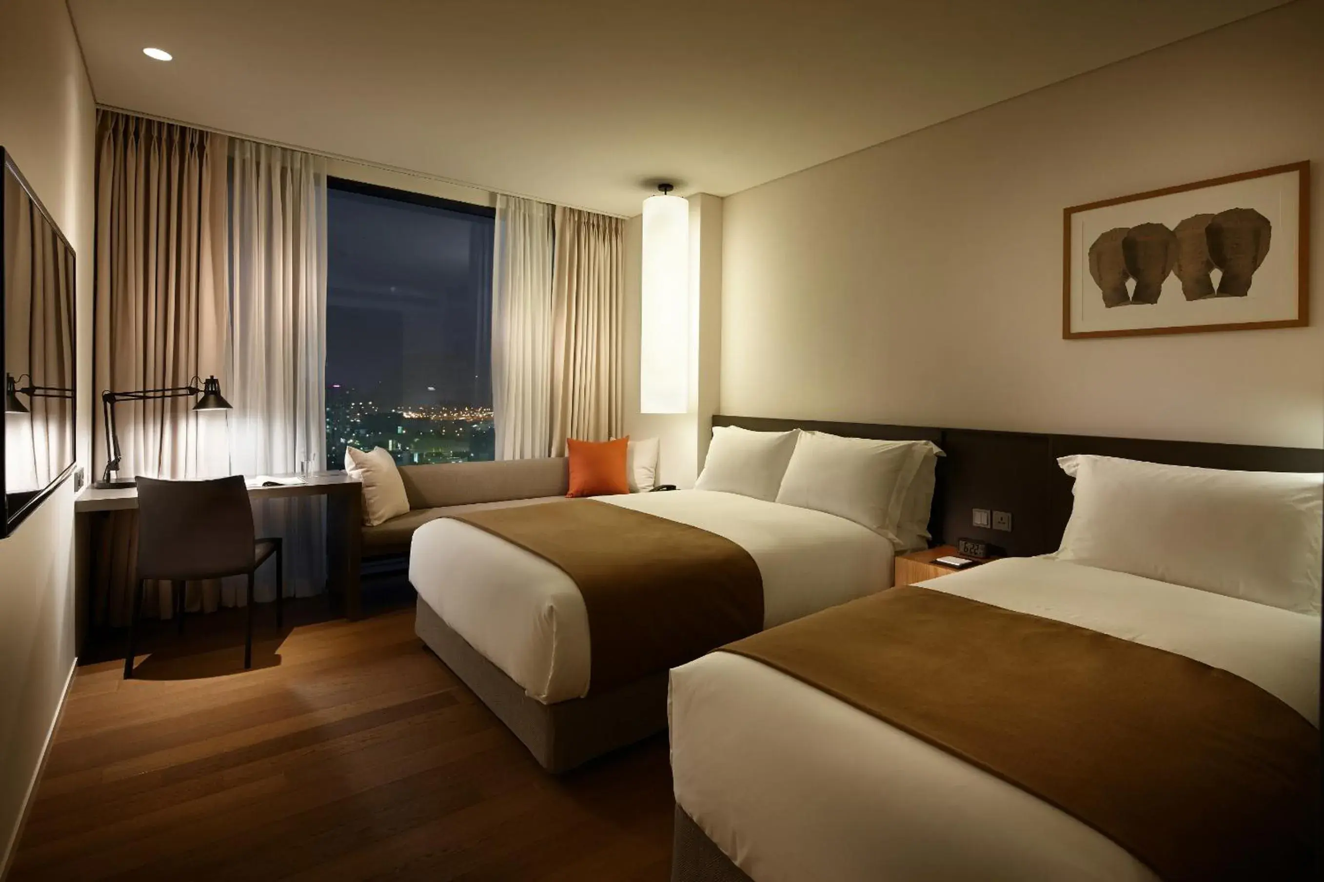 Bedroom, Bed in Shilla Stay Busan Haeundae Bedroom, Bed in Shilla Stay Busan Haeundae