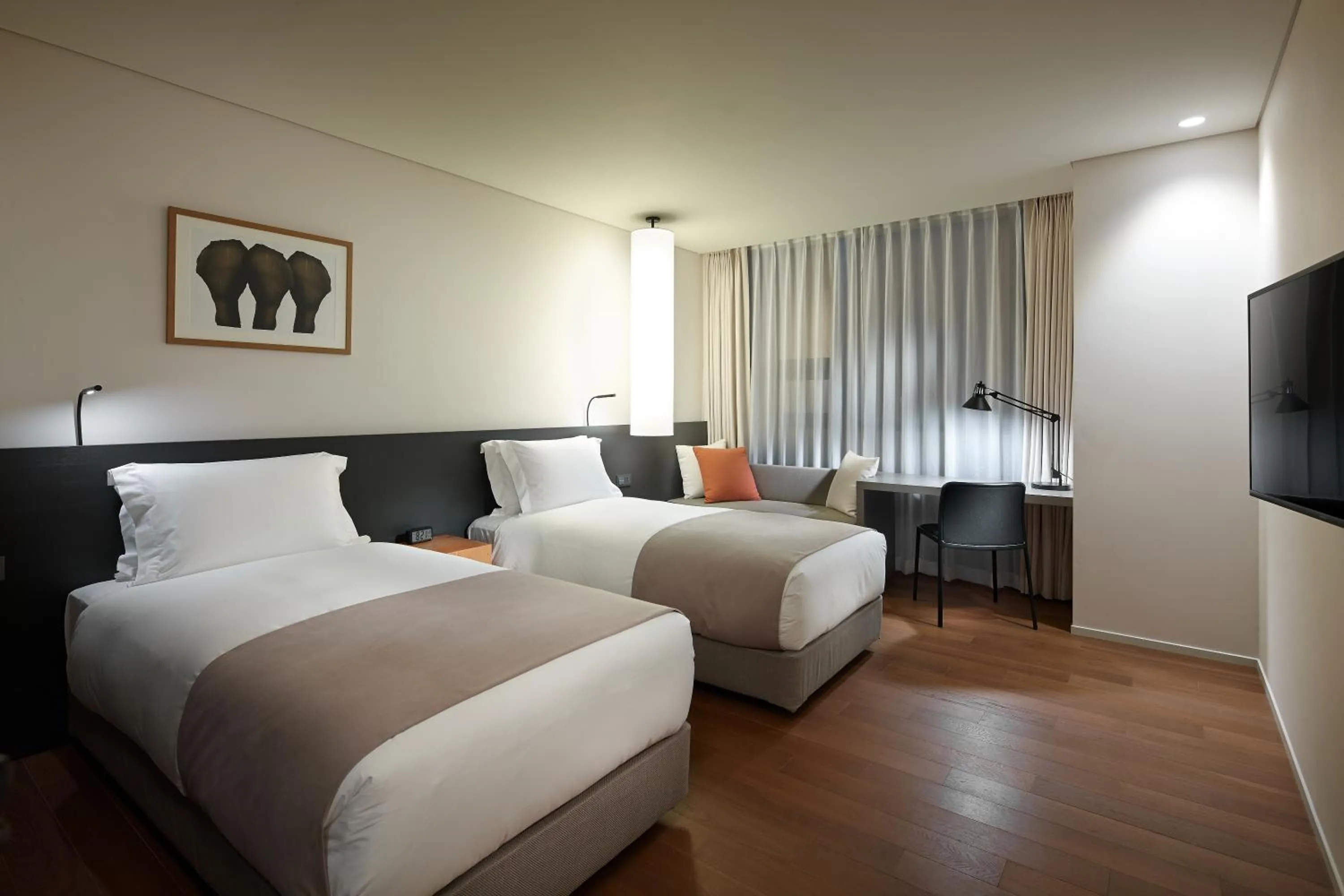 Bedroom, Bed in Shilla Stay Busan Haeundae