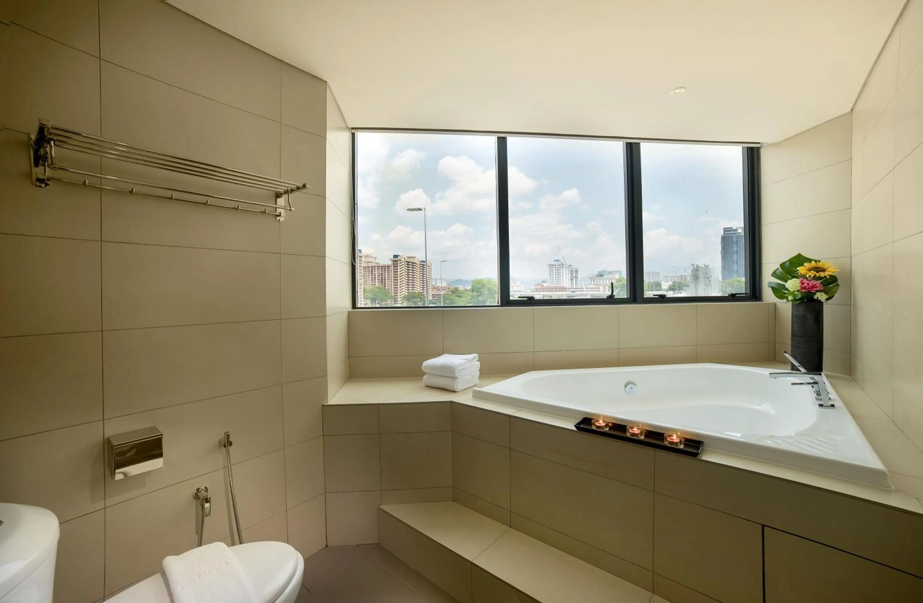 Bathroom in Riccarton Capsule Hotel