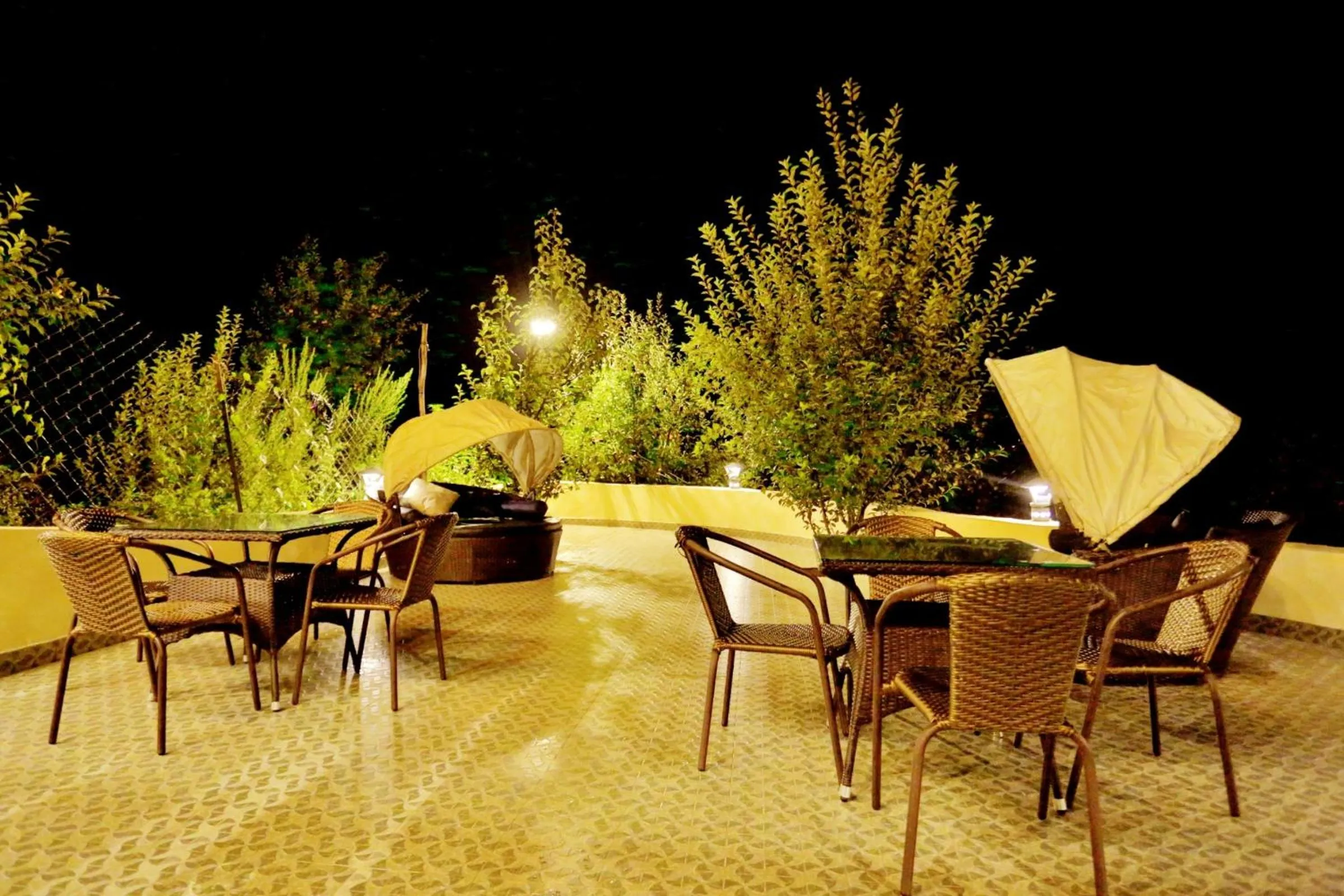 Garden in Amara Resorts Manali