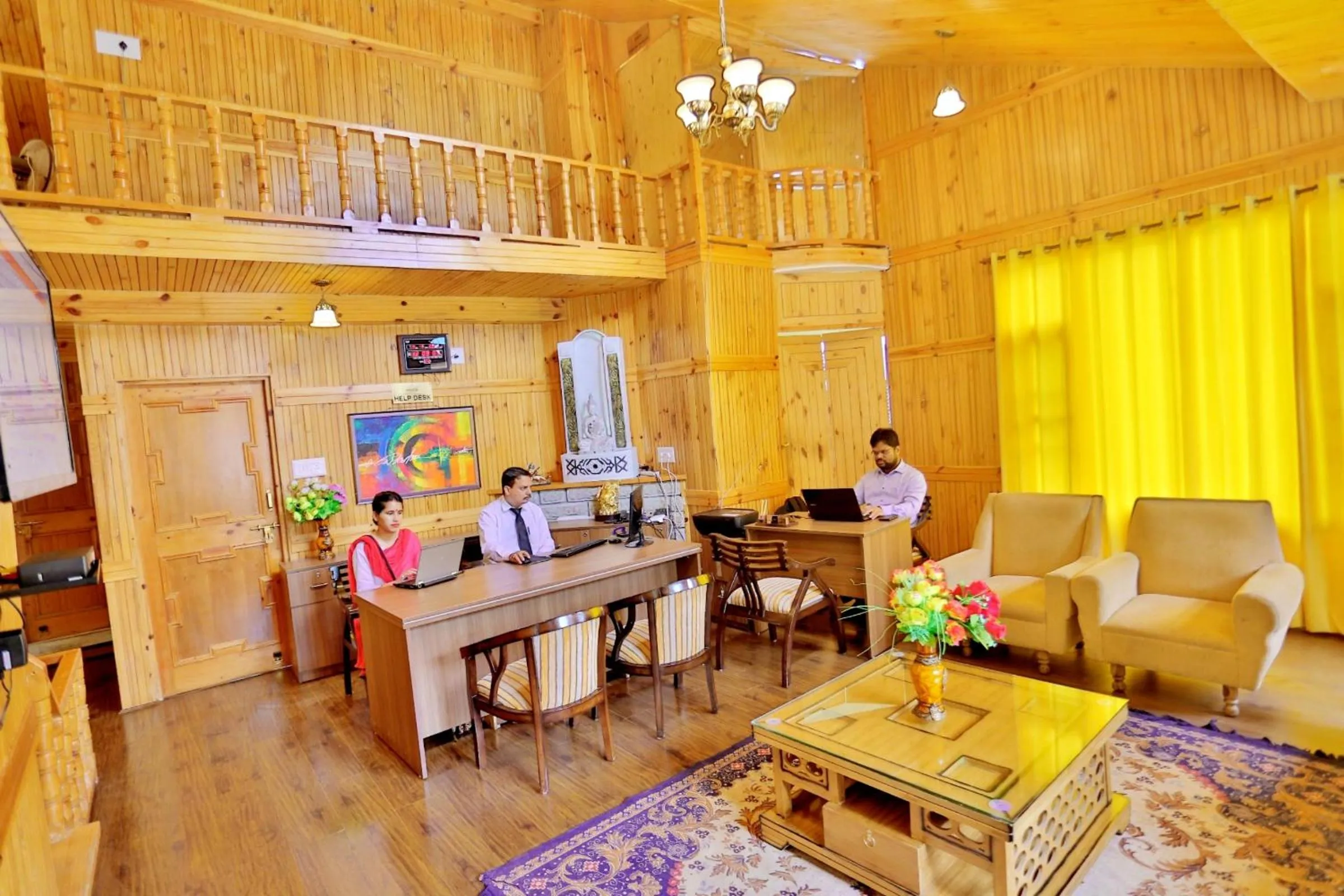 Lobby or reception in Amara Resorts Manali