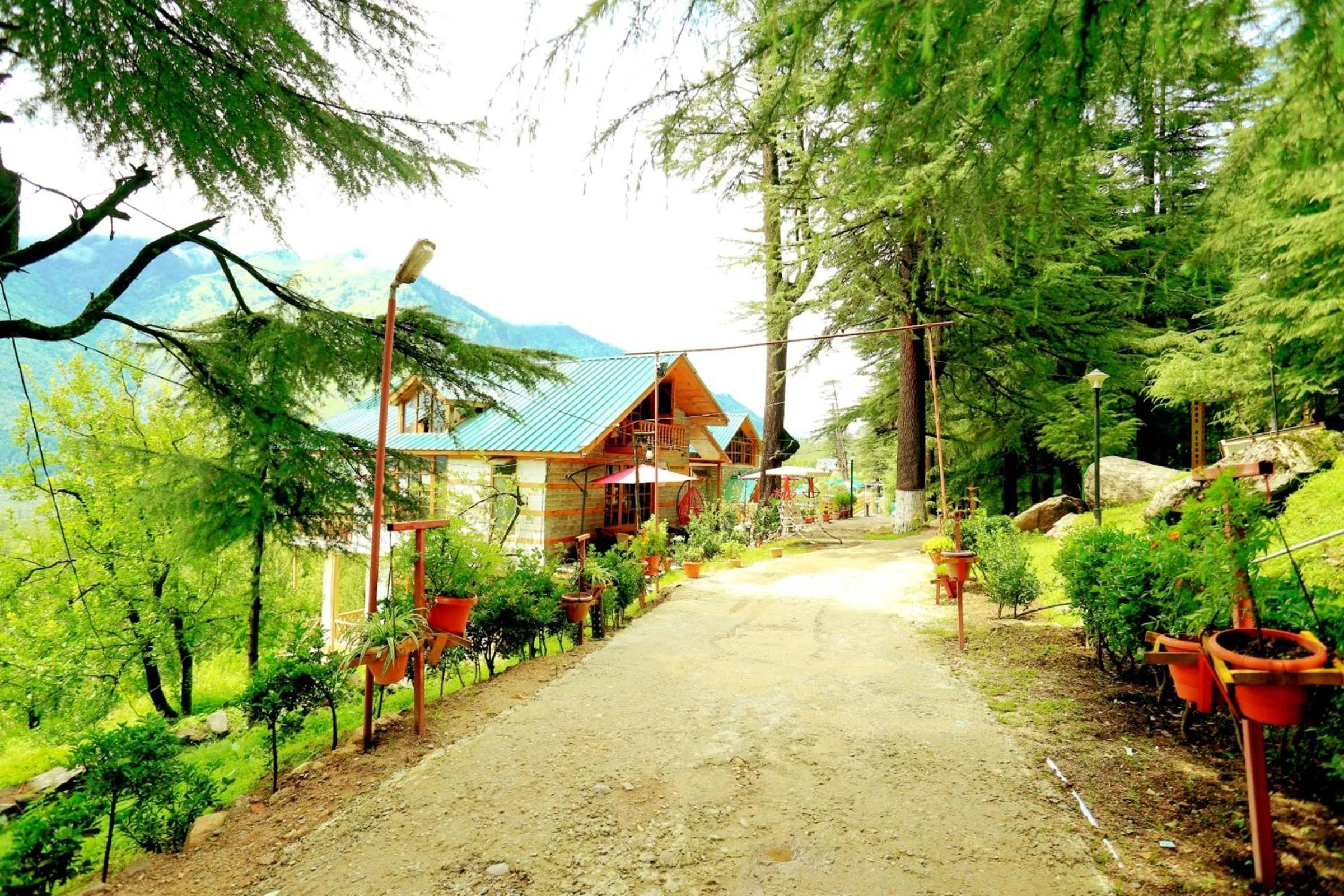 Garden in Amara Resorts Manali