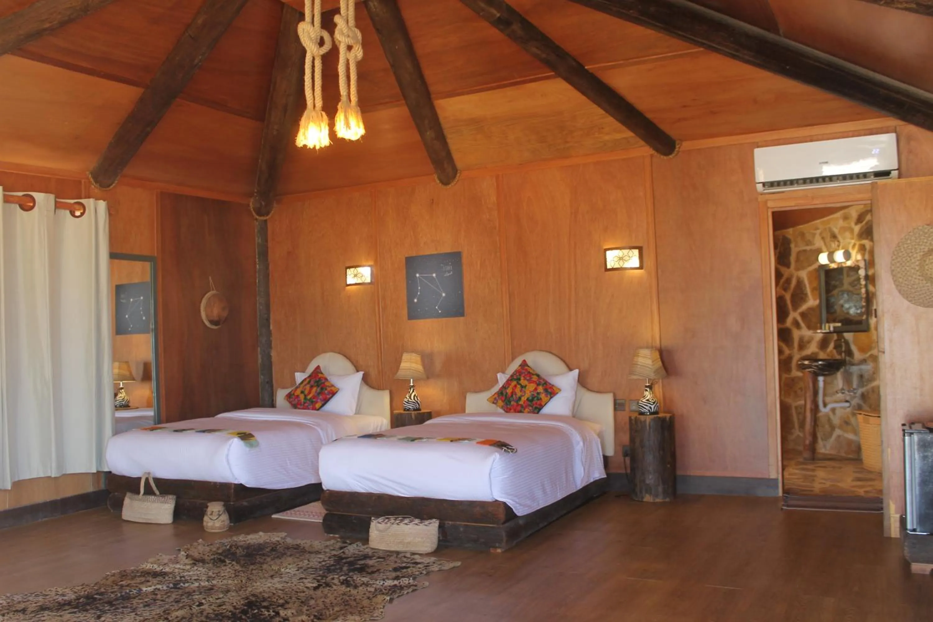 Bedroom, Bed in Souly Ecolodge Salalah