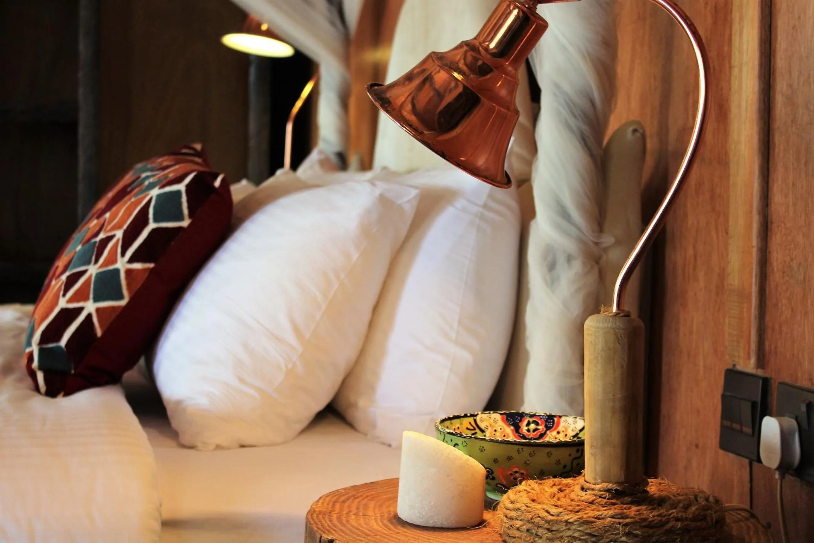 Photo of the whole room, Bed in Souly Ecolodge Salalah