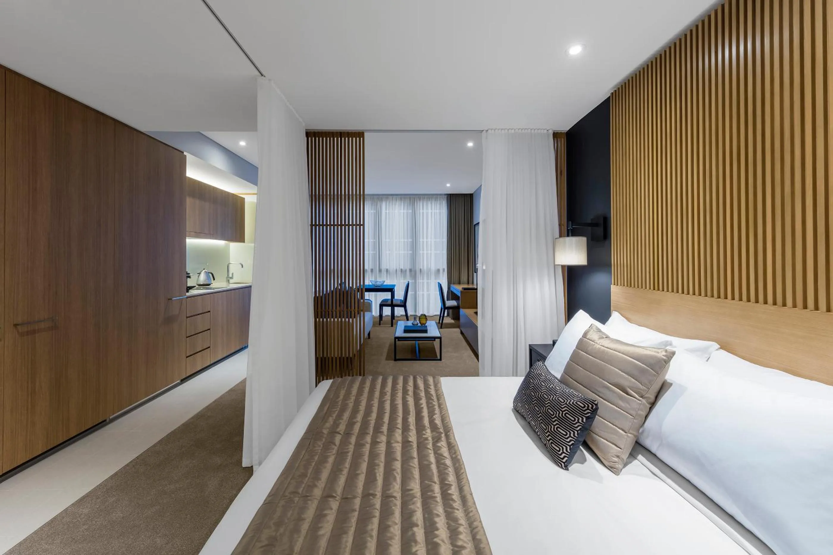 Photo of the whole room, Bed in SKYE Hotel Suites Parramatta