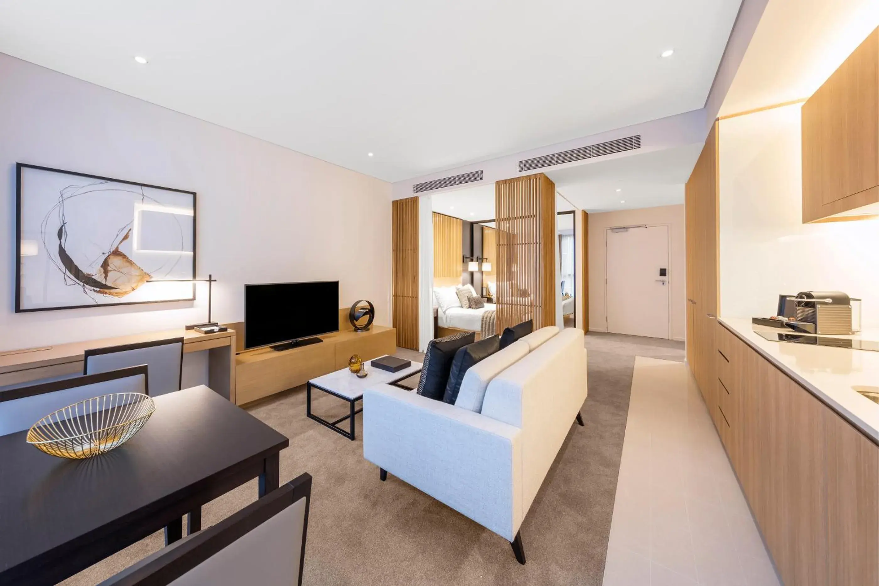 Photo of the whole room in SKYE Hotel Suites Parramatta Photo of the whole room in SKYE Hotel Suites Parramatta