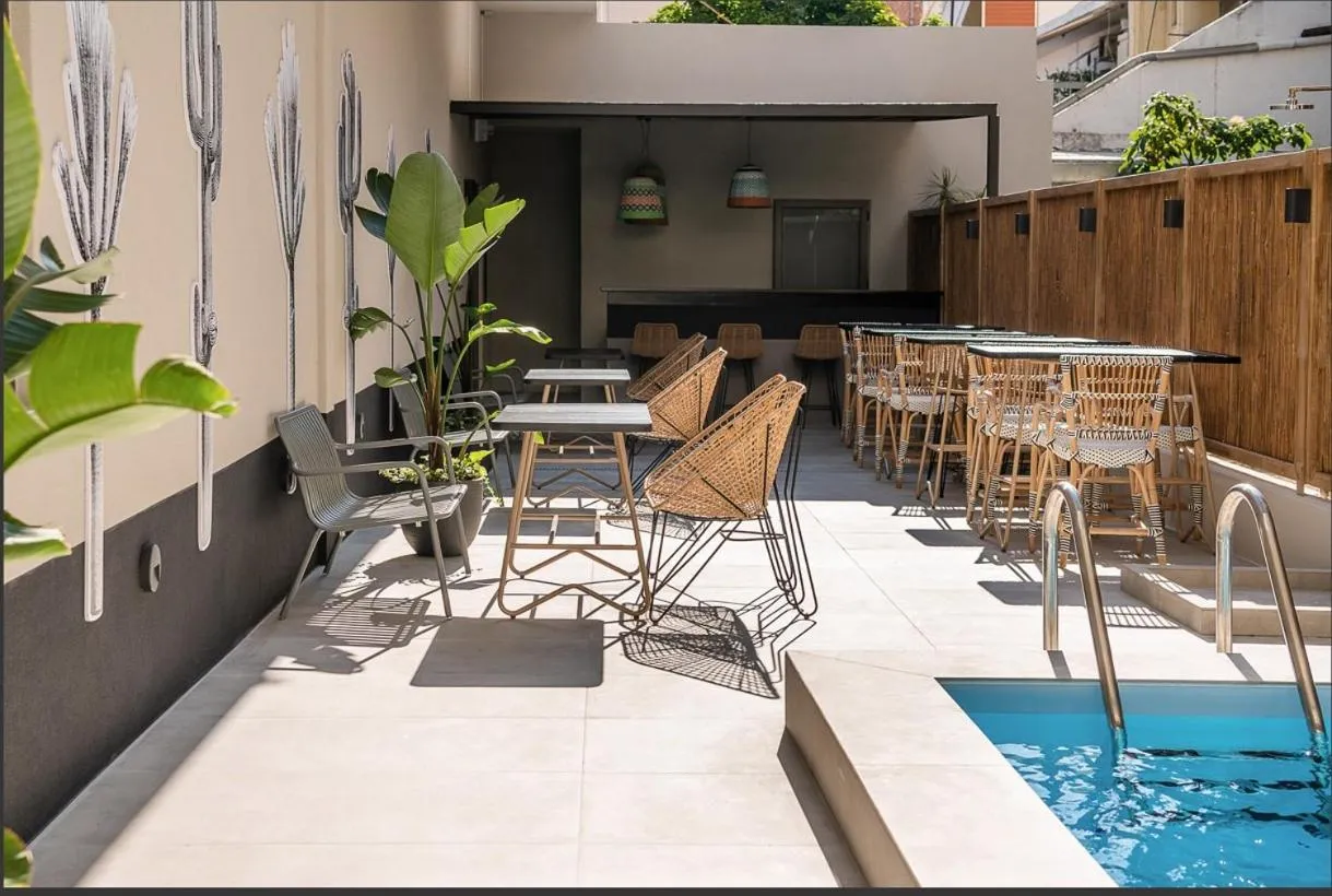 Swimming pool in Cocoon City Hostel