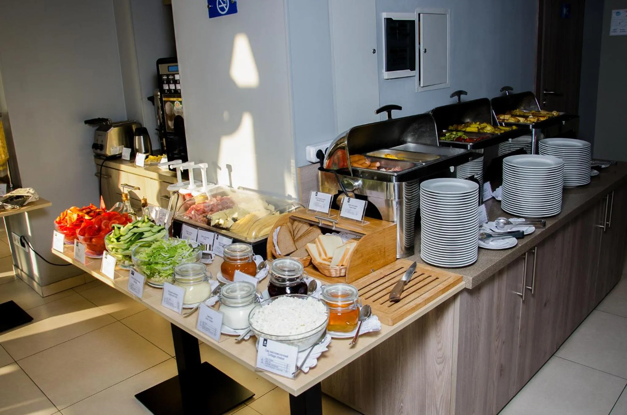 Breakfast in Raziotel Kyiv Yamska