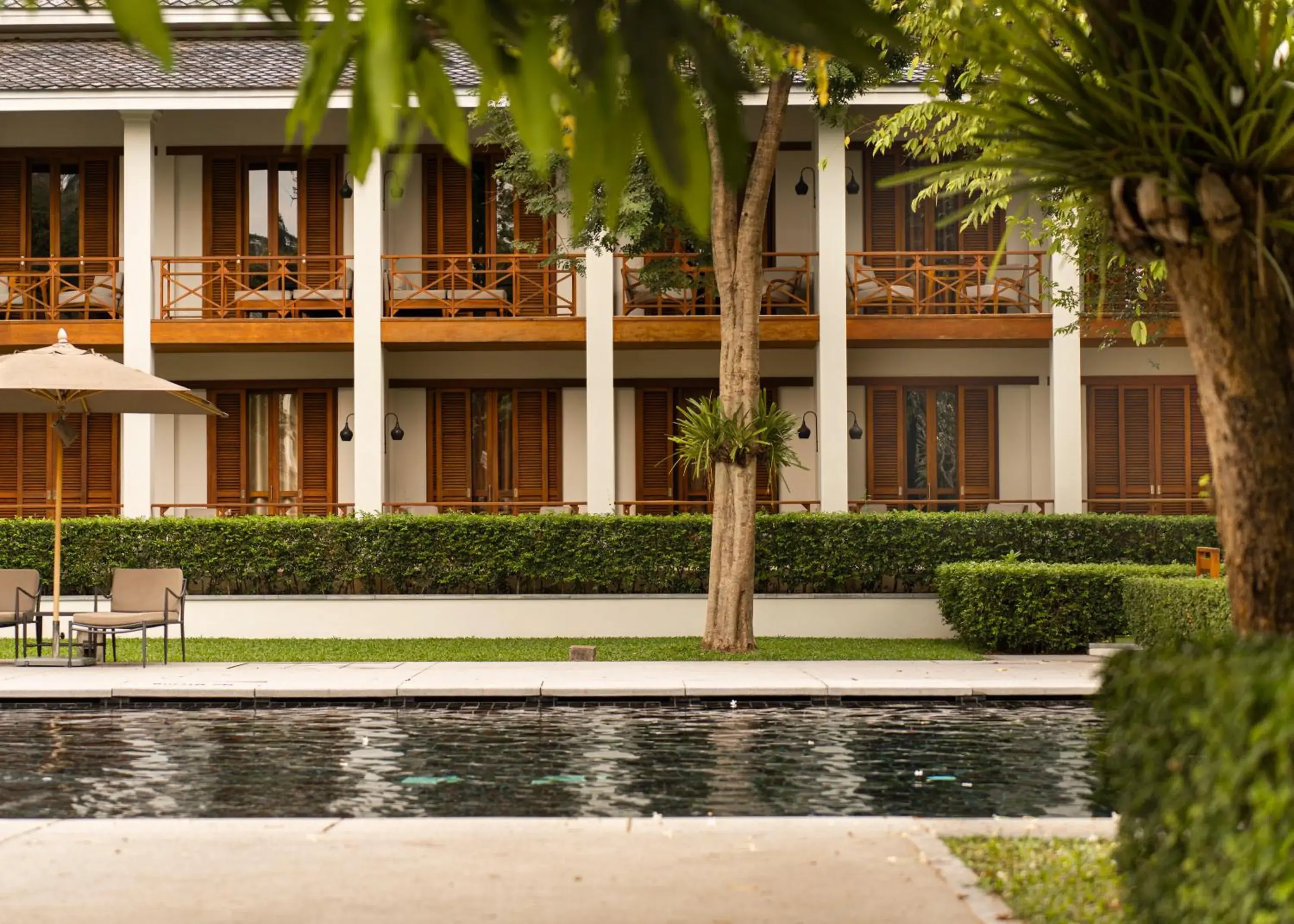 Swimming pool in Avani+ Luang Prabang Hotel Swimming pool in Avani+ Luang Prabang Hotel