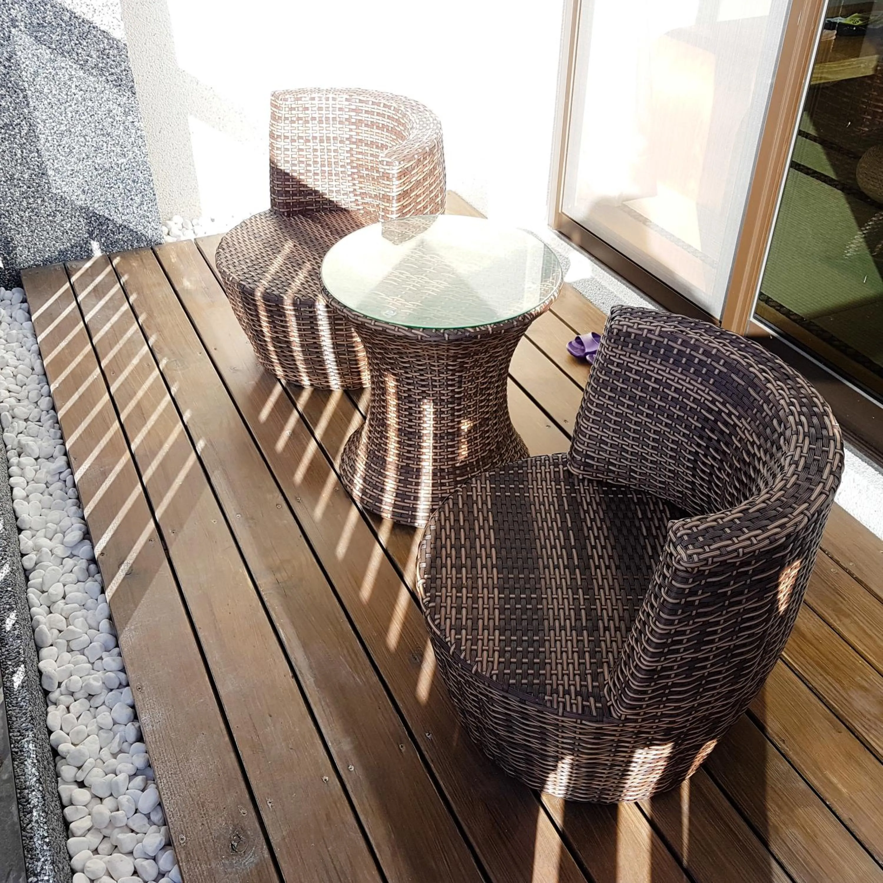 Balcony/Terrace in Sunny Stream B & B