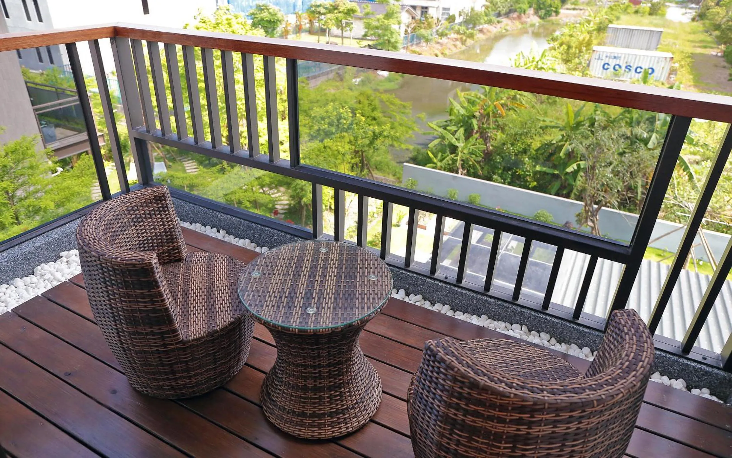 Balcony/Terrace in Sunny Stream B & B