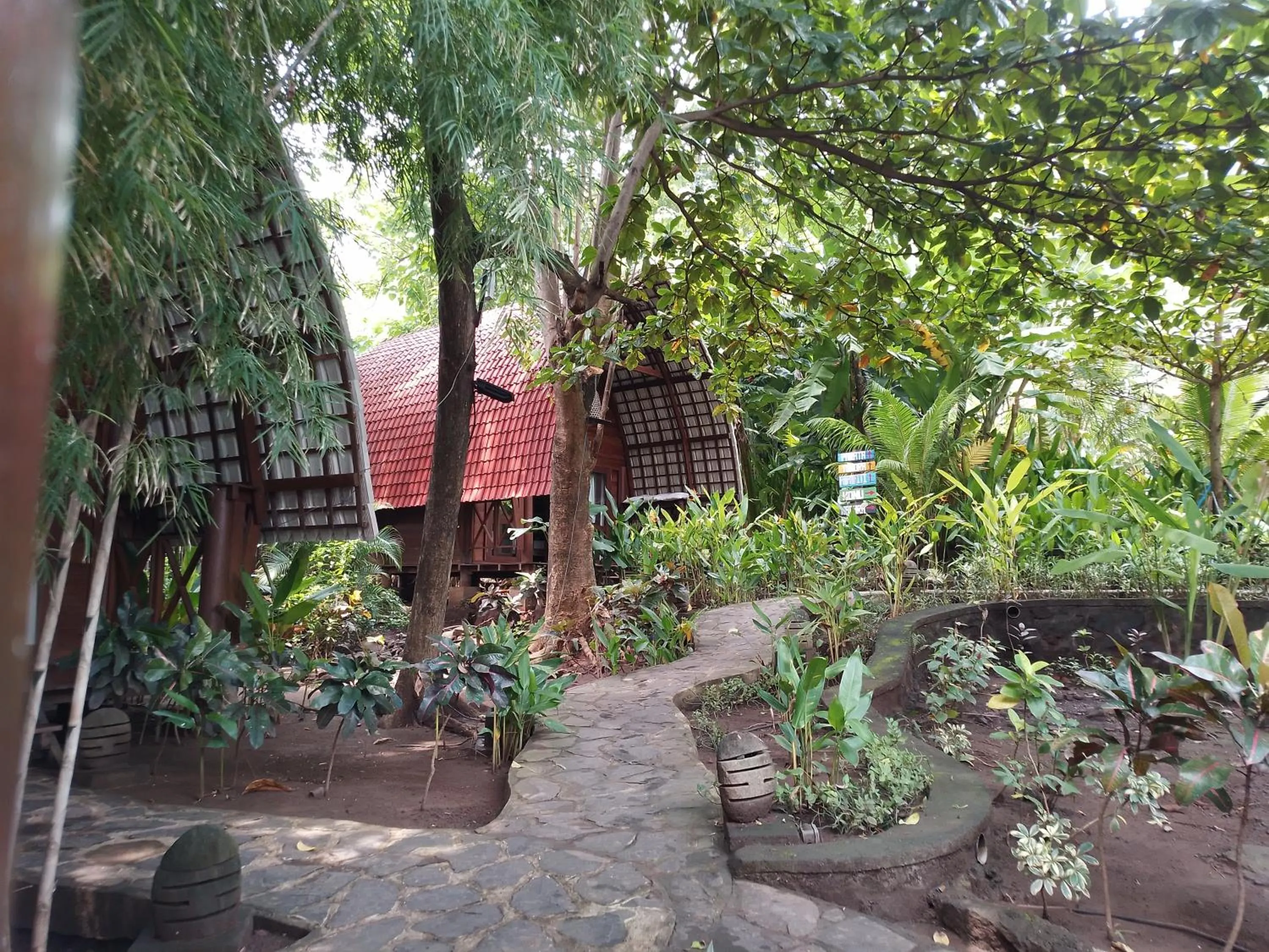 Garden in Ocean Prana Village
