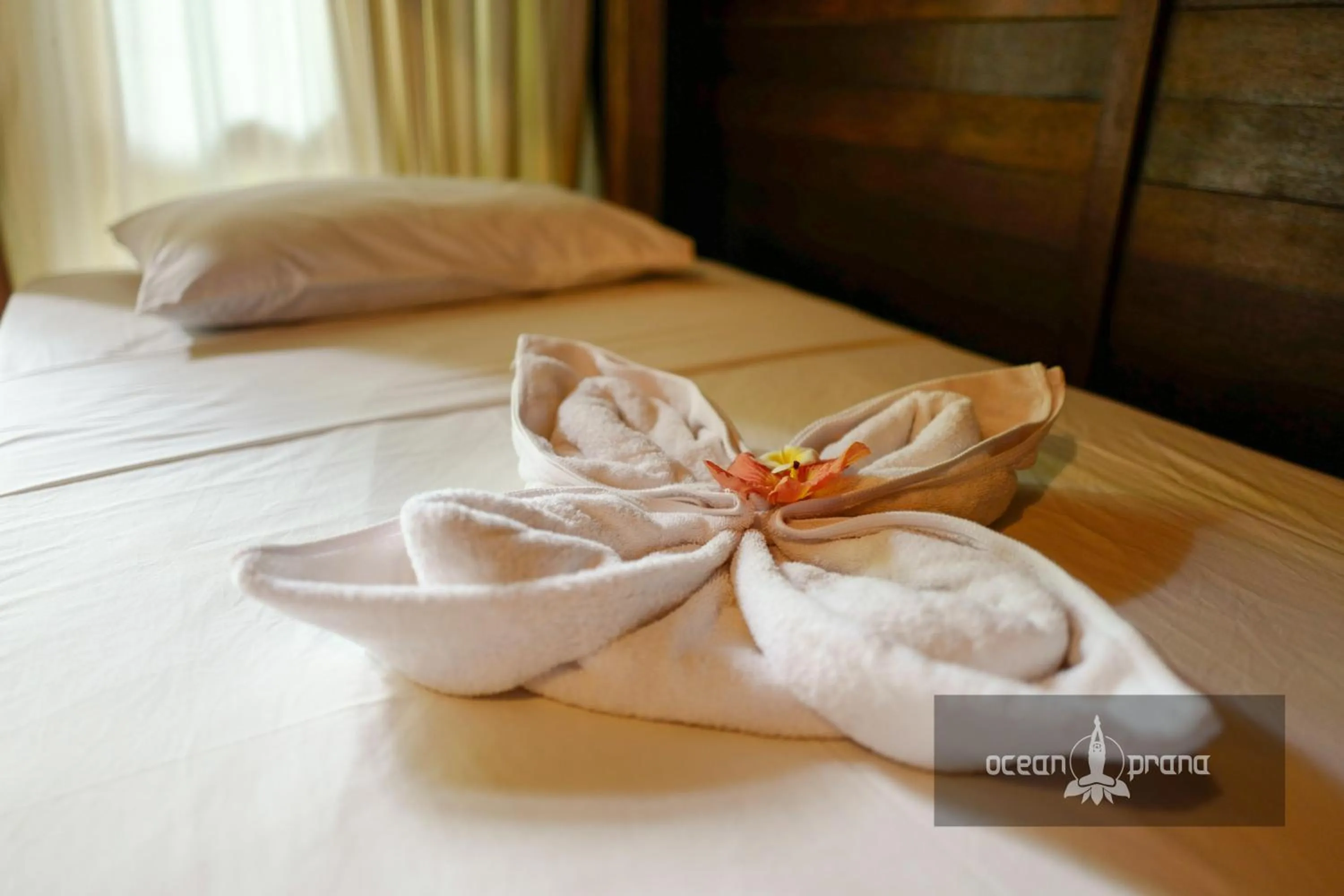 Bed in Ocean Prana Village