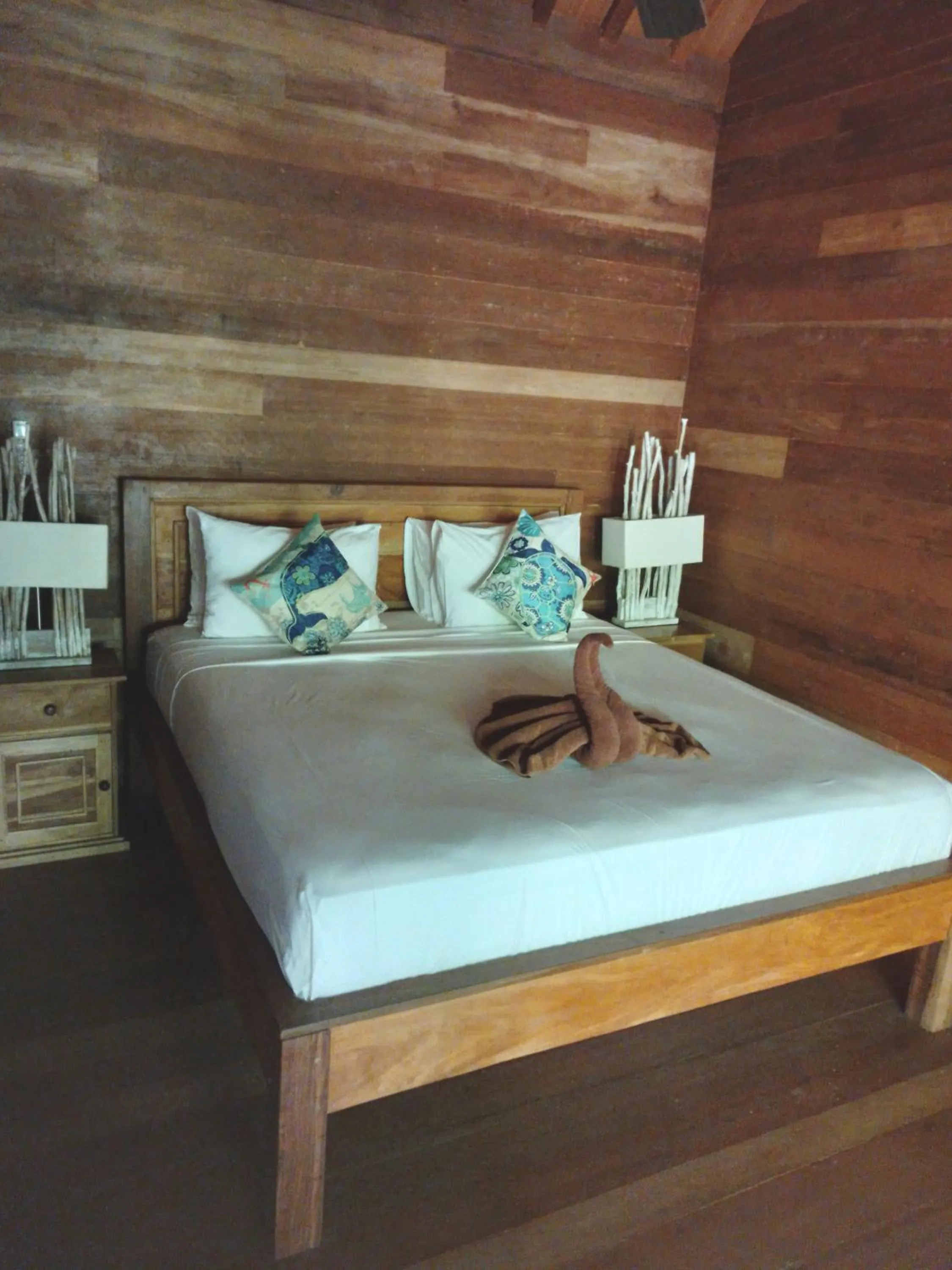 Bed in Ocean Prana Village