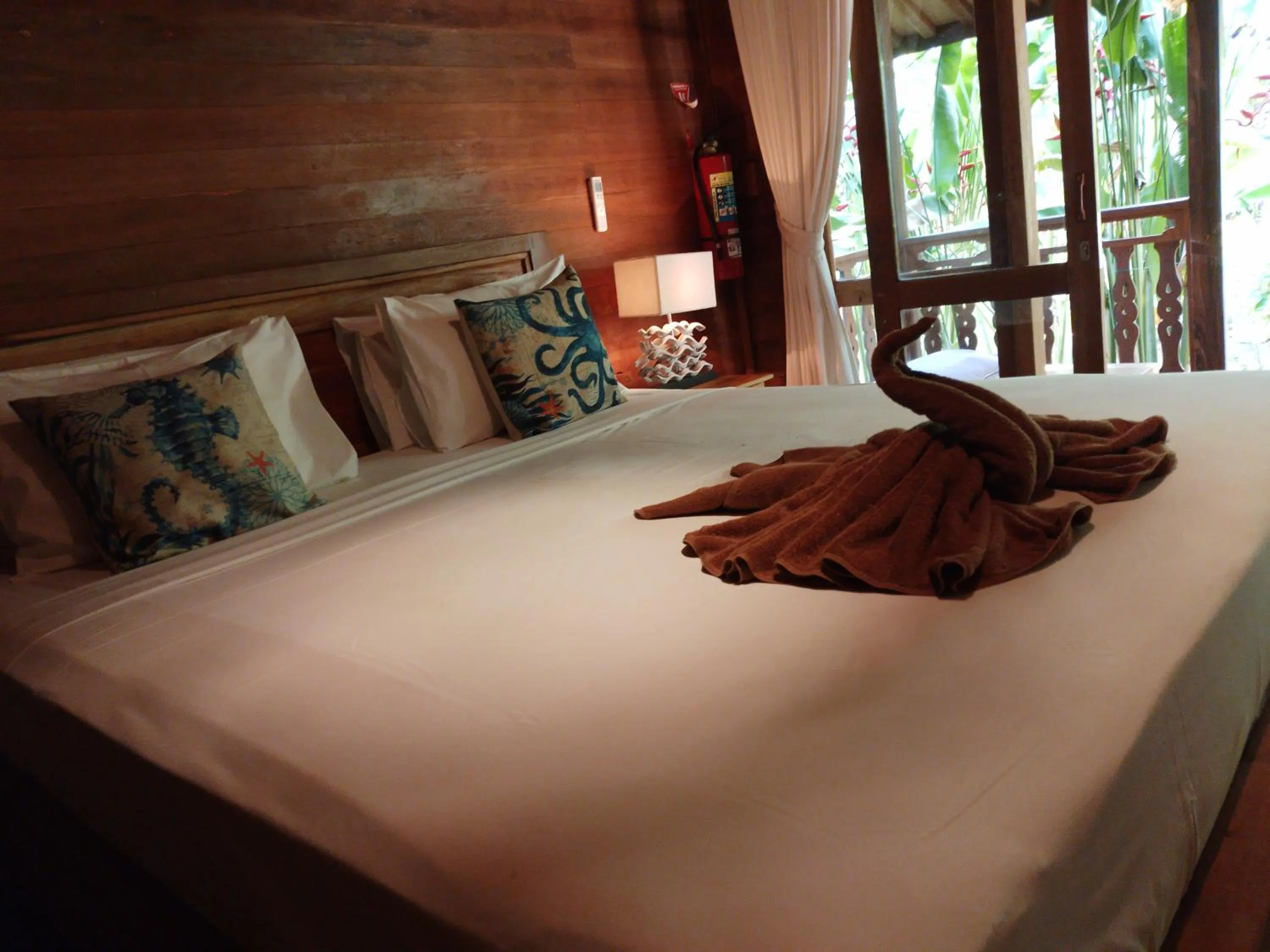 Bed in Ocean Prana Village