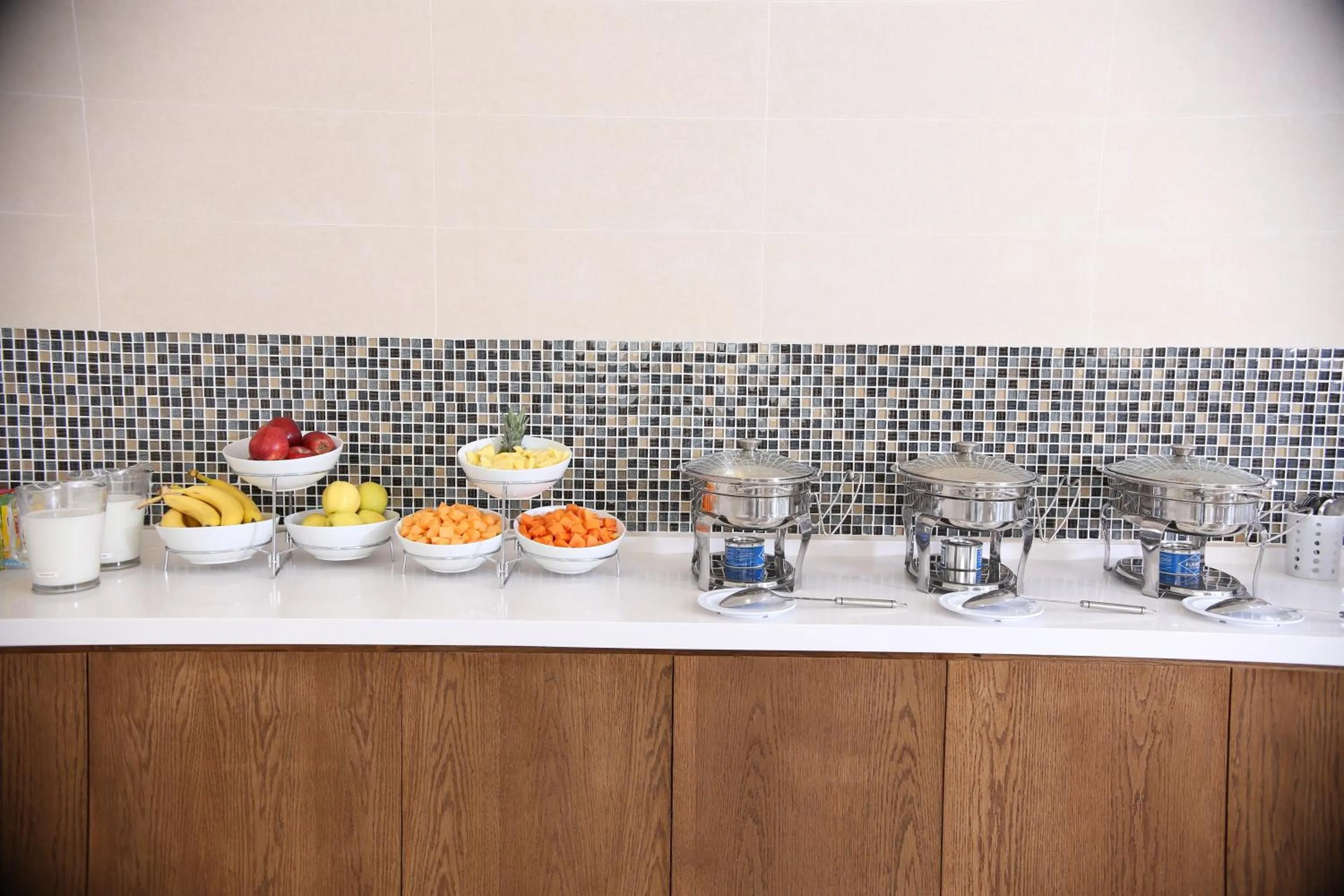 Buffet breakfast in Sleep Inn Hermosillo