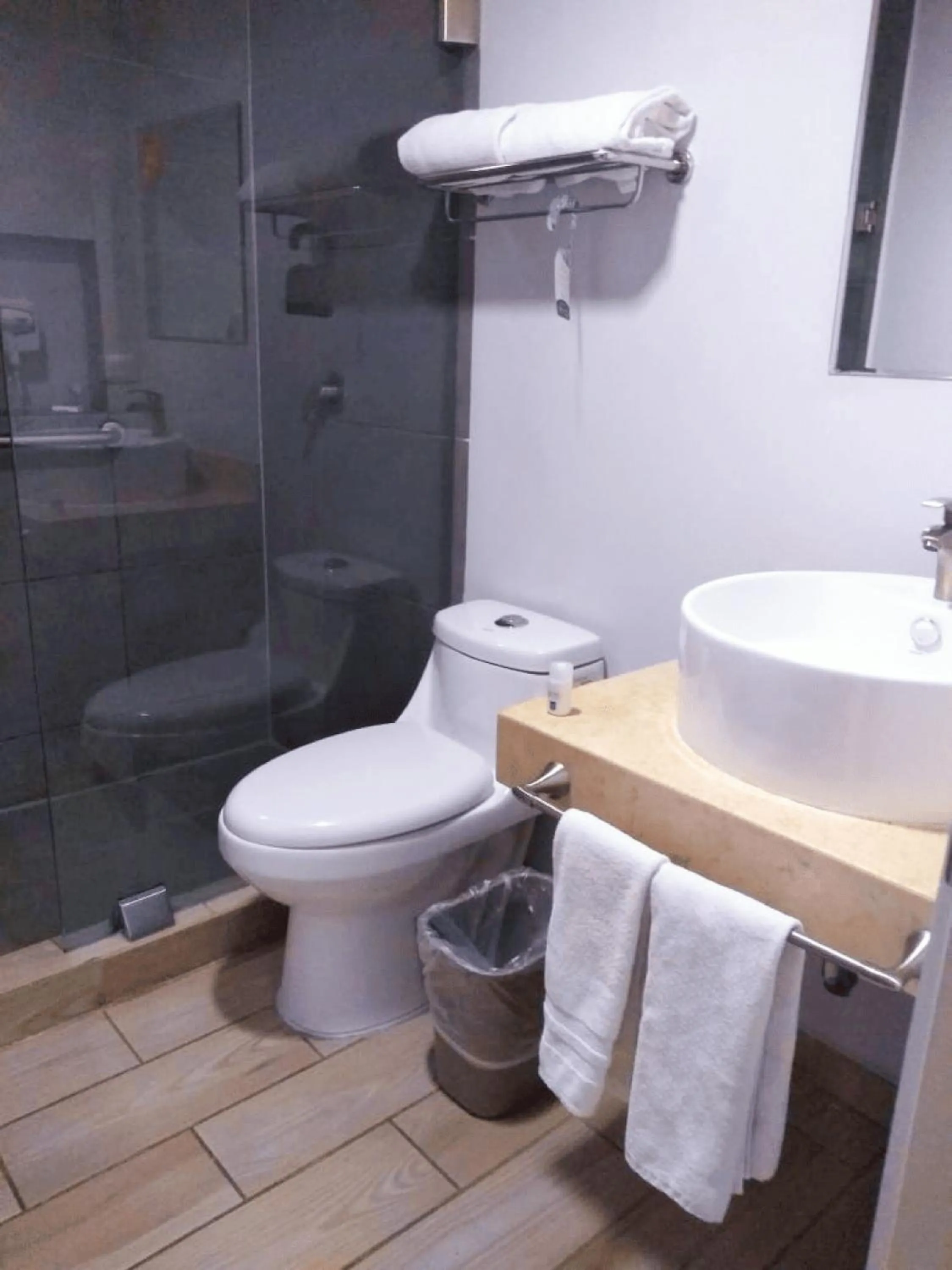 Shower in Sleep Inn Hermosillo