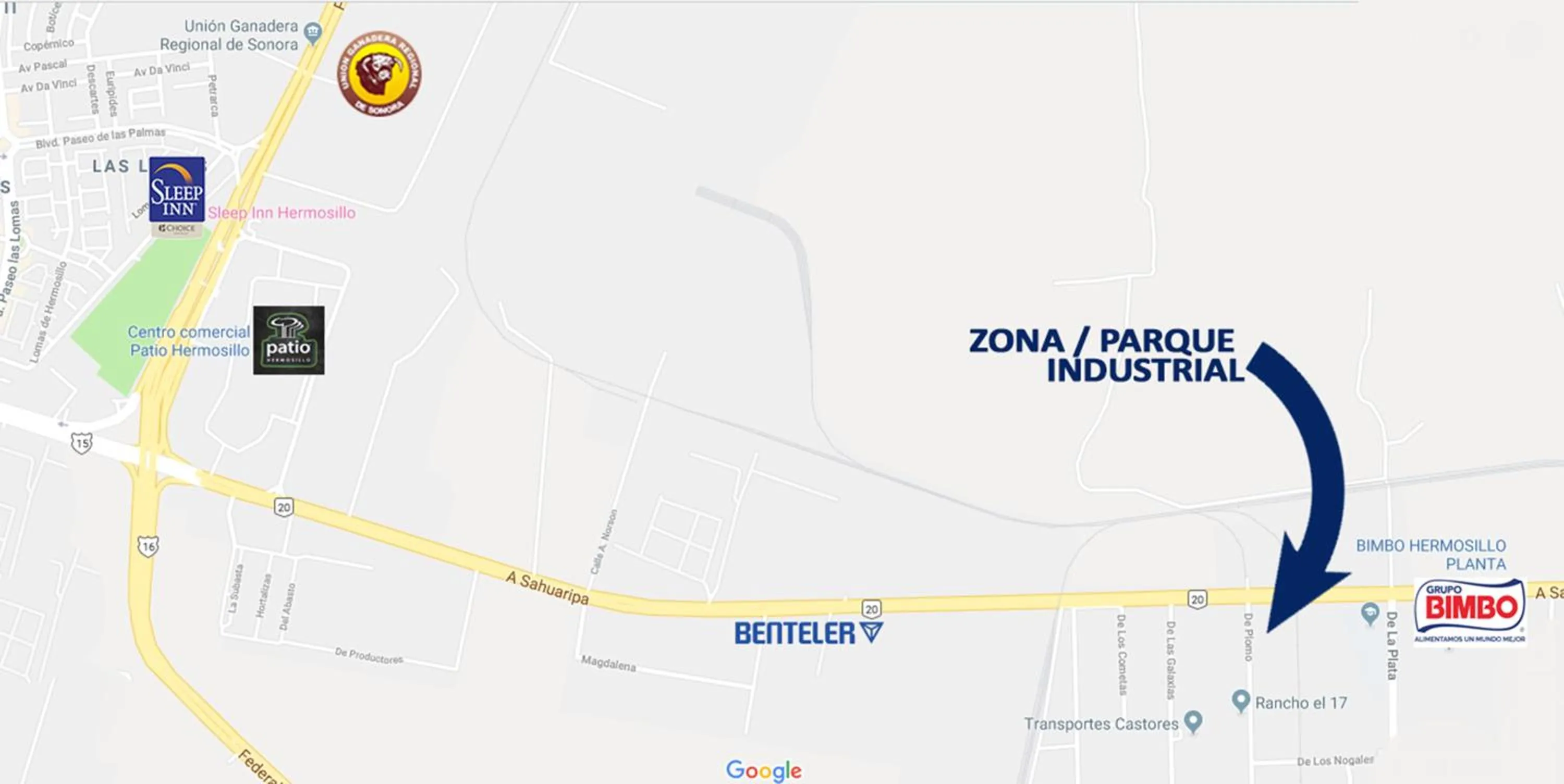 Floor plan in Sleep Inn Hermosillo