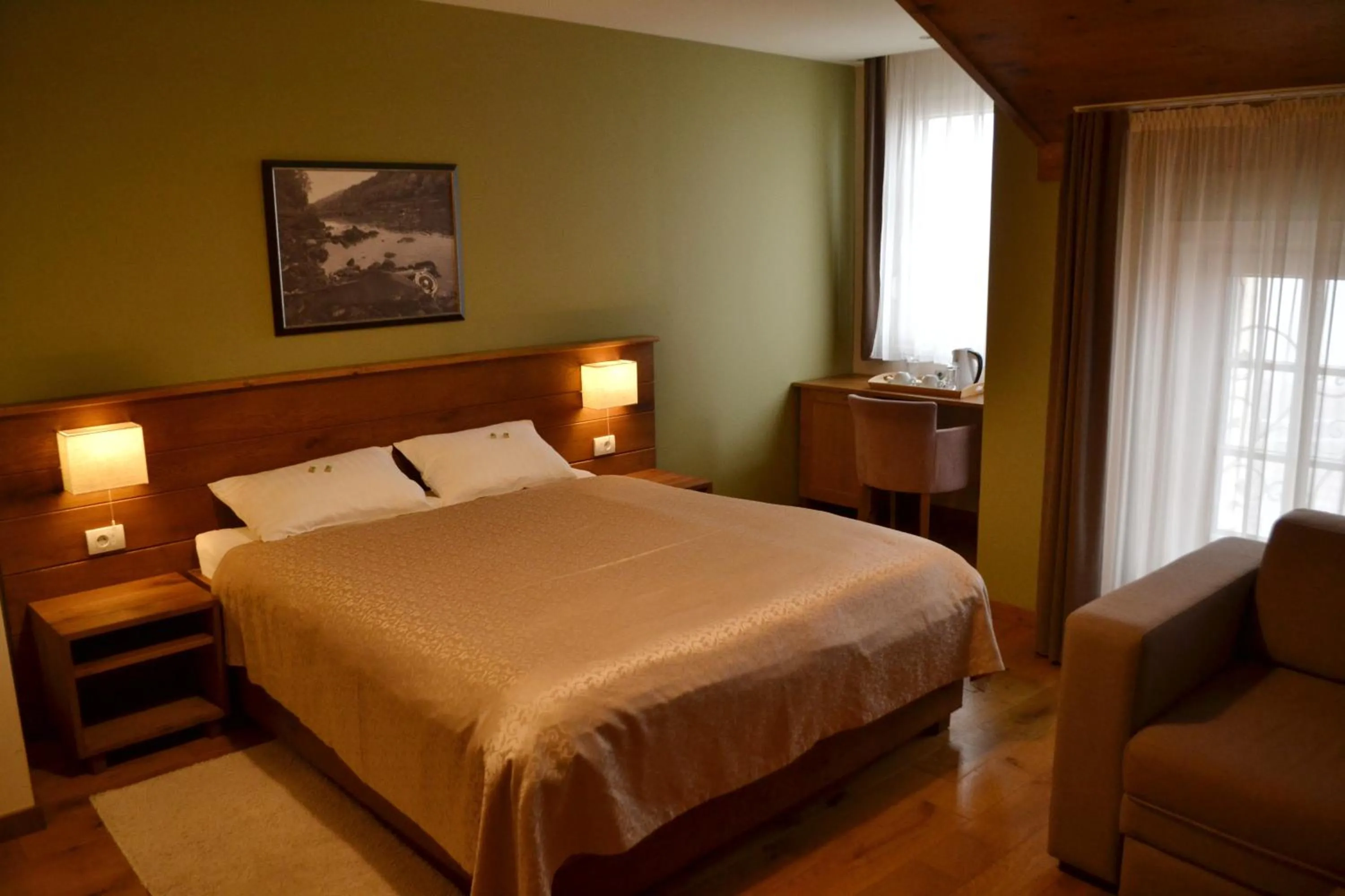 View (from property/room), Bed in B&B Villa Panuka