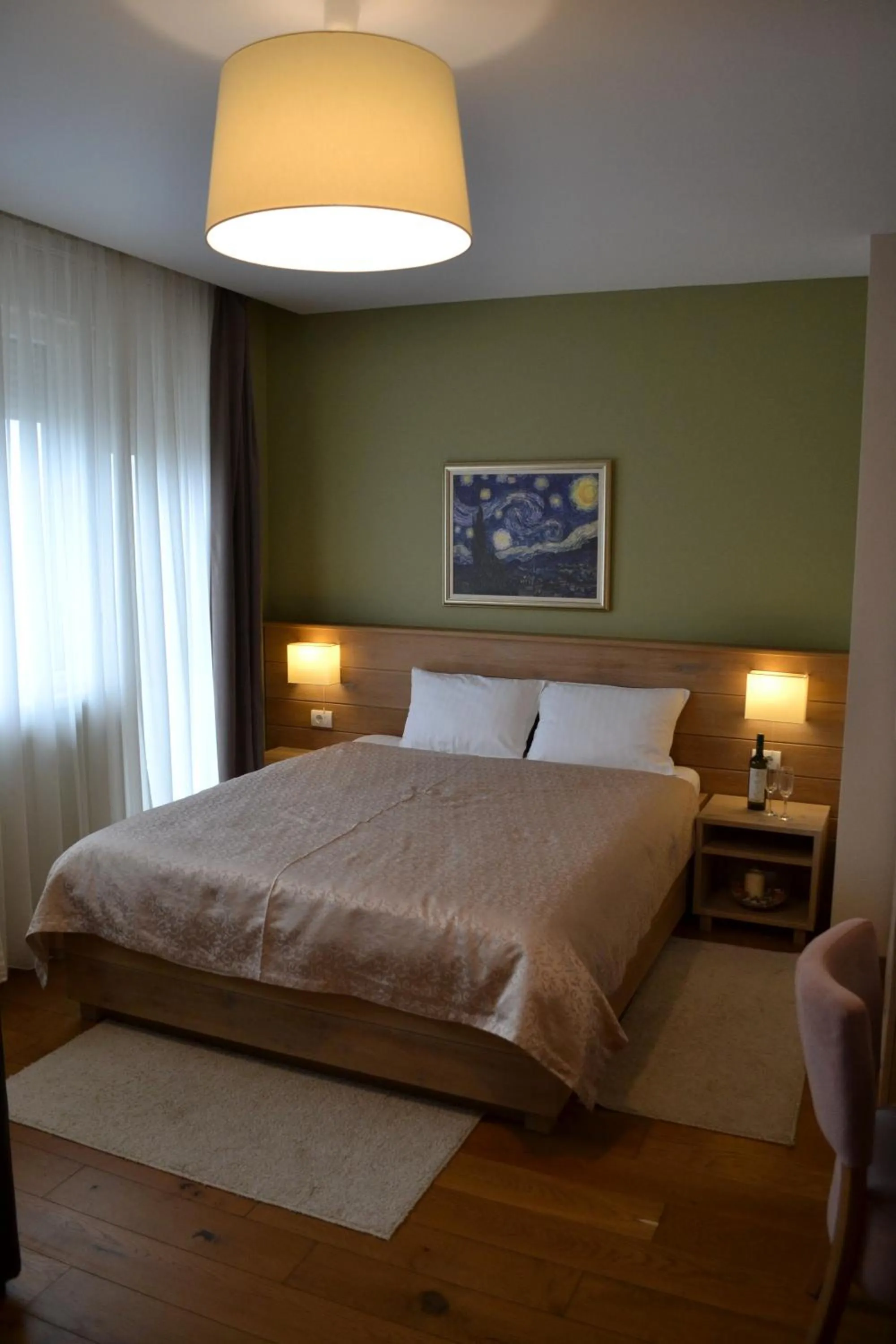 Coffee/tea facilities, Bed in B&B Villa Panuka