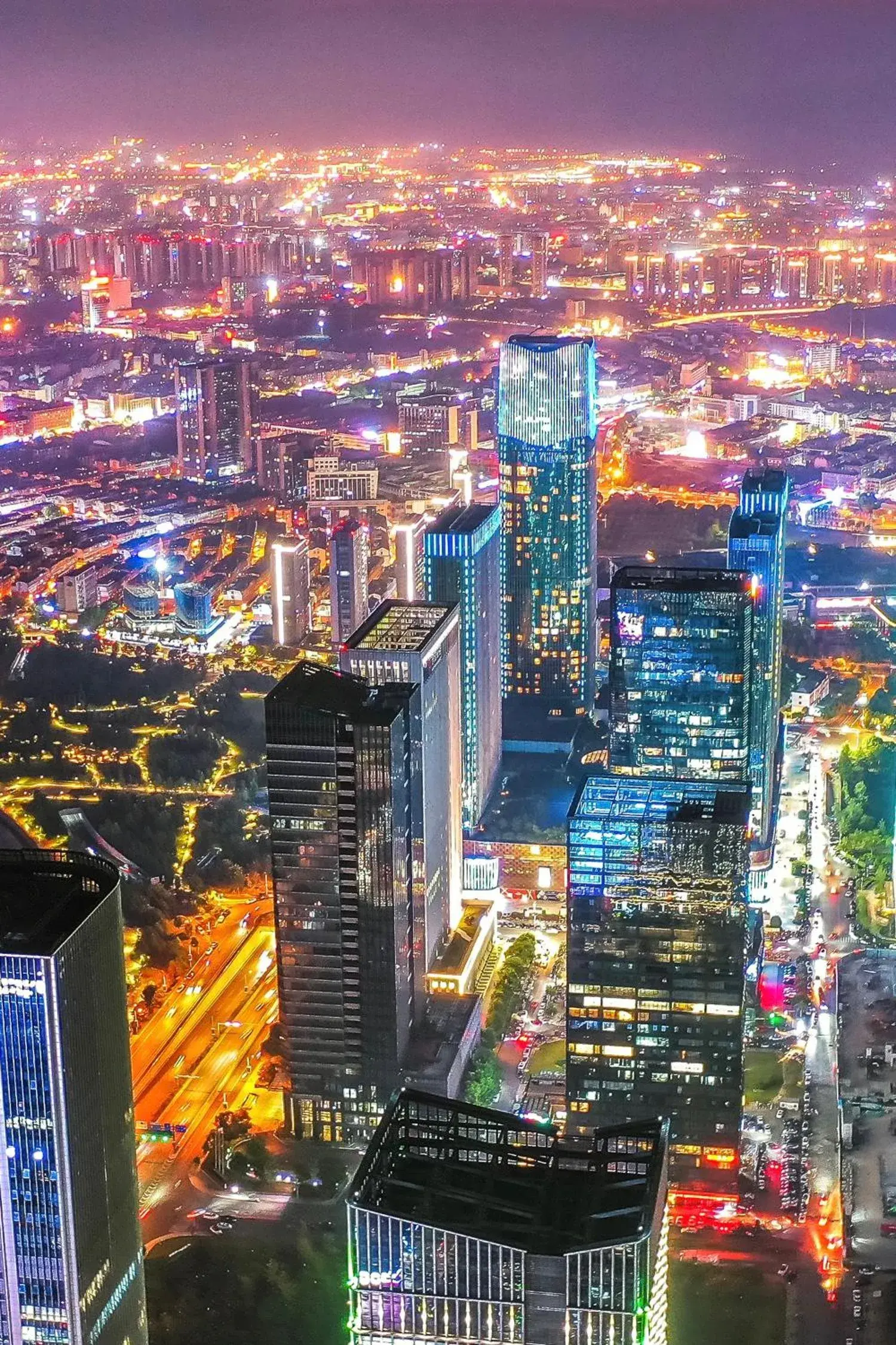 Bird's eye view in Shangri-La Yiwu - 3 Min To The Mall, Free Coffee At Lobby Bird's eye view in Shangri-La Yiwu - 3 Min To The Mall, Free Coffee At Lobby