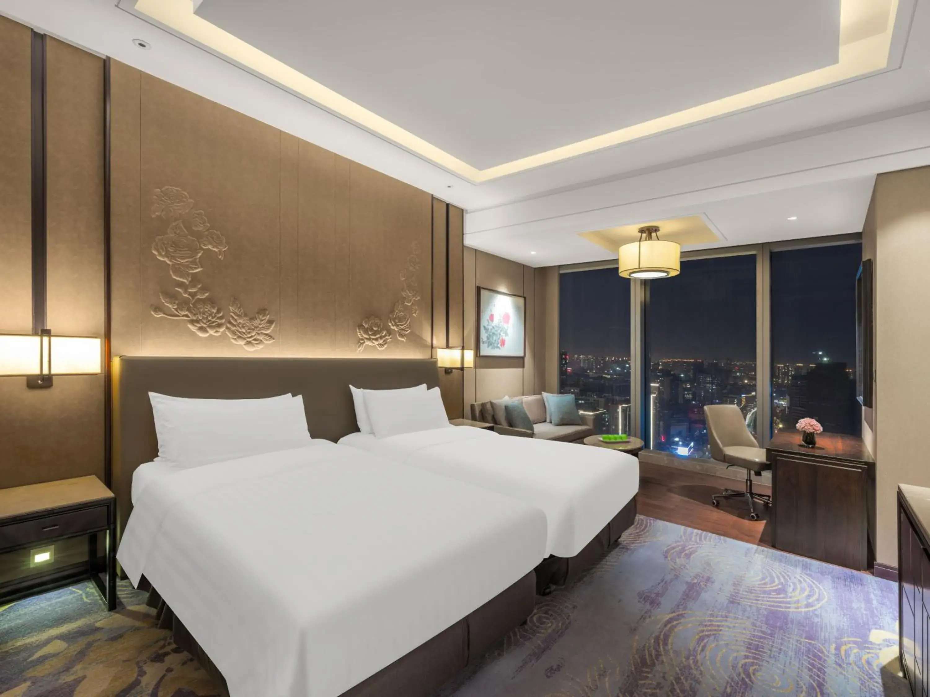 Bedroom, Bed in Shangri-La Yiwu - 3 Min To The Mall, Free Coffee At Lobby Bedroom, Bed in Shangri-La Yiwu - 3 Min To The Mall, Free Coffee At Lobby