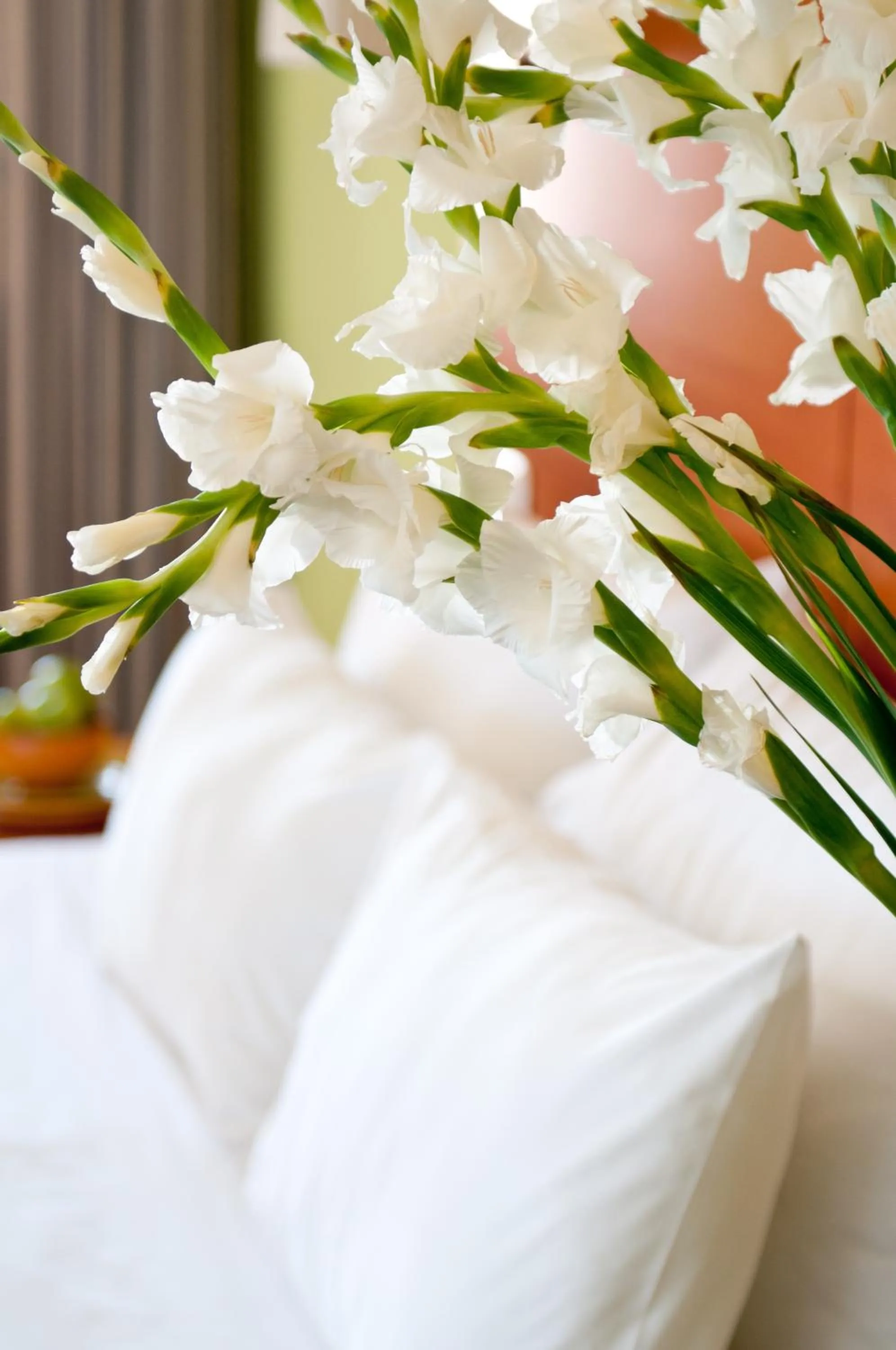 Bed in Prima Music Hotel