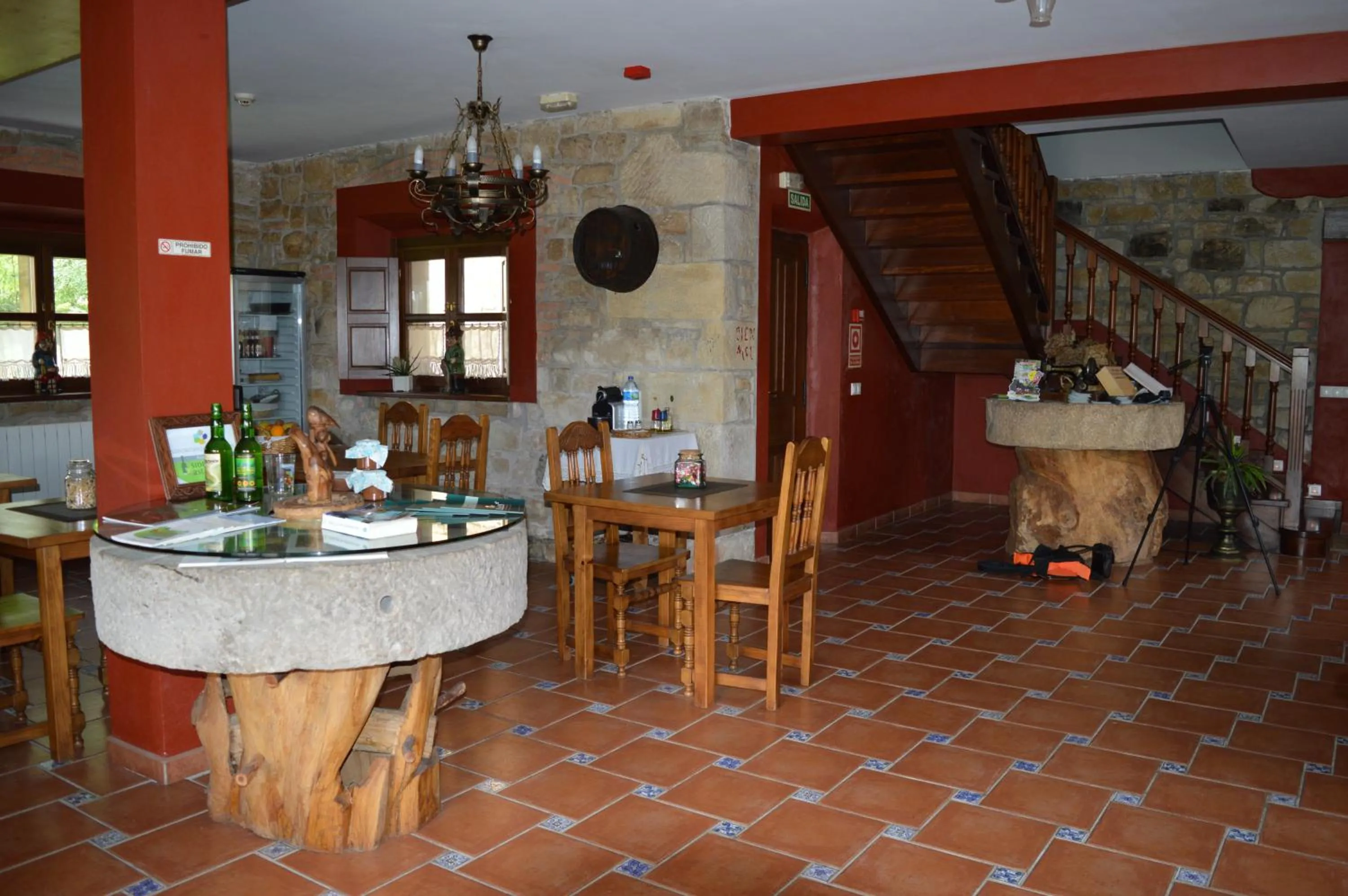 Dining area in La Casona de Quintes