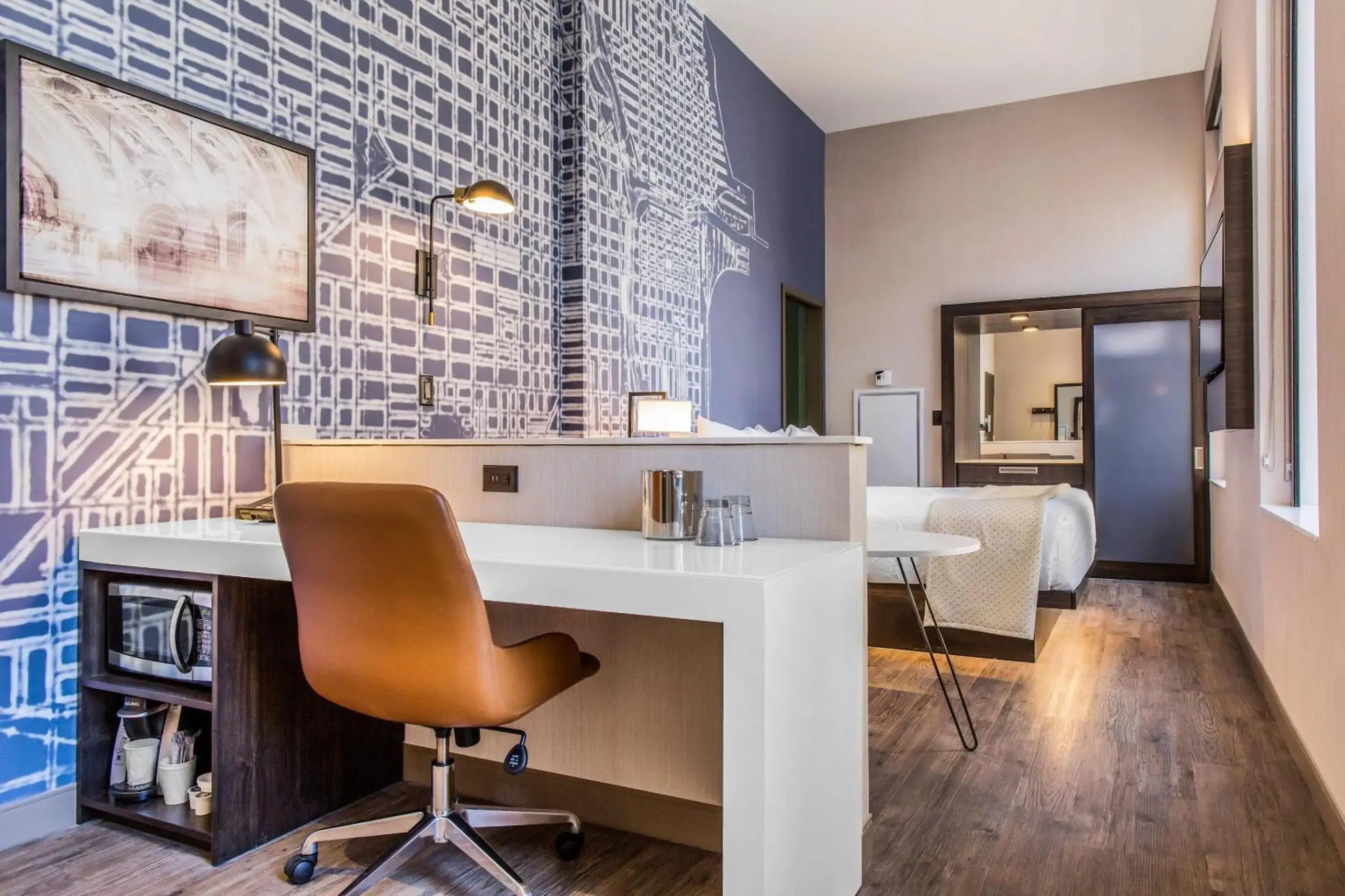 Bedroom in Cambria Hotel Chicago Loop - Theatre District Bedroom in Cambria Hotel Chicago Loop - Theatre District