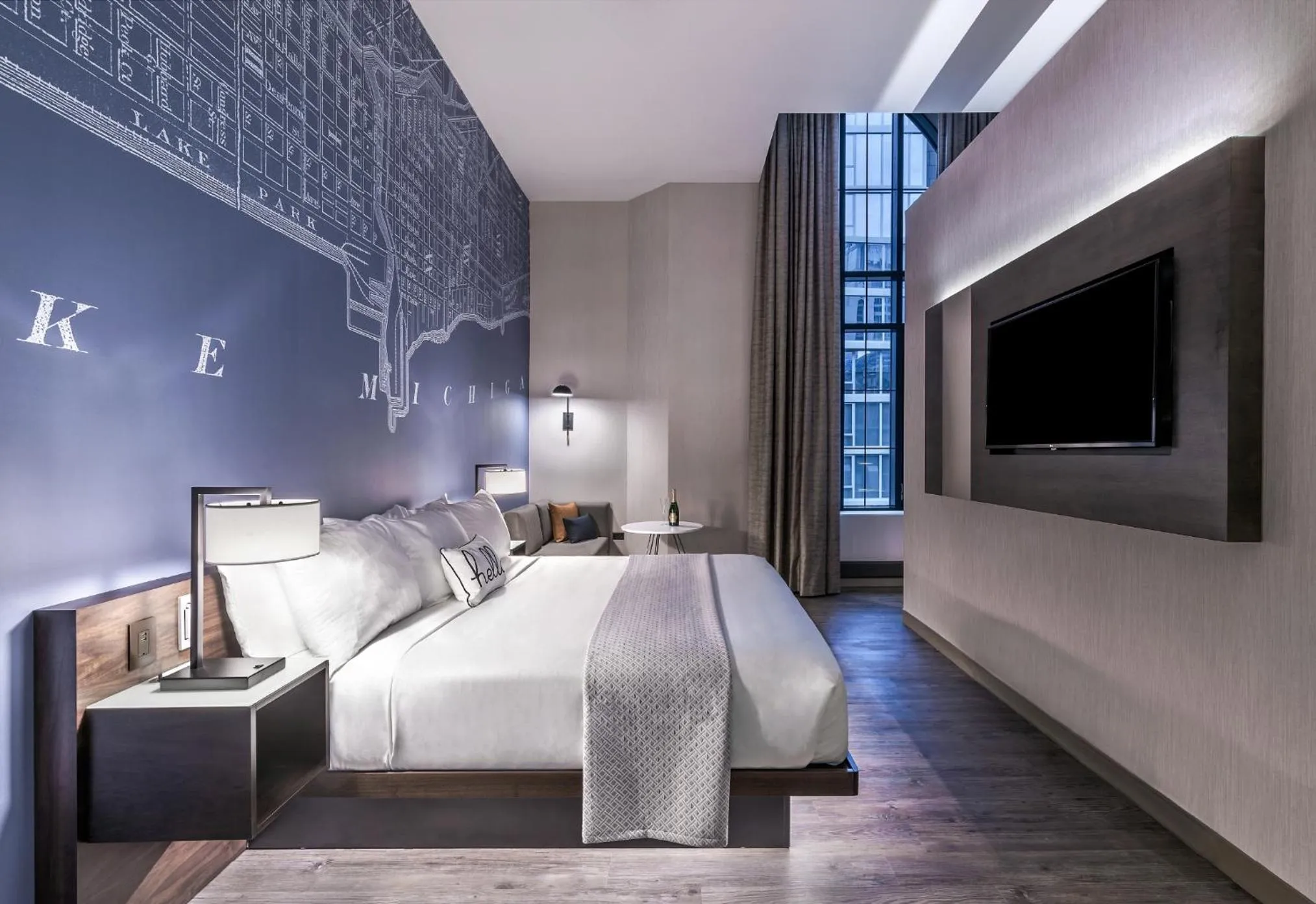 Bedroom, Bed in Cambria Hotel Chicago Loop - Theatre District