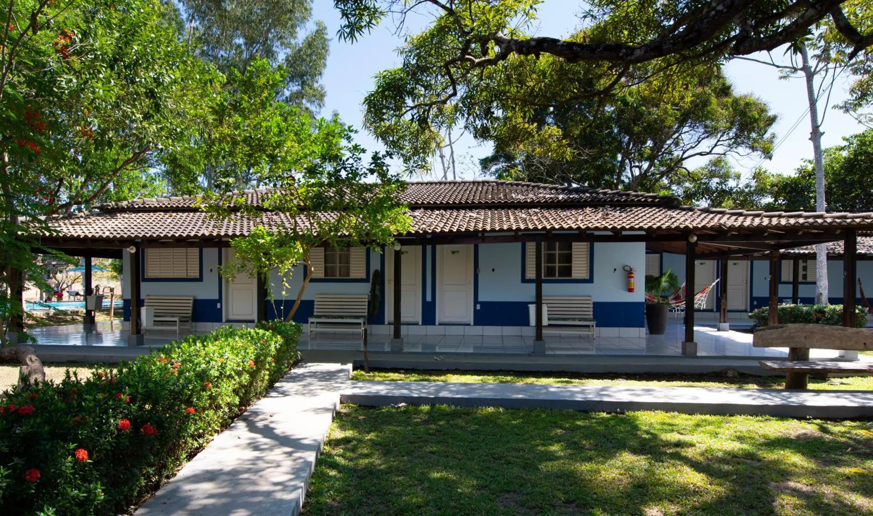 Patio in Pousada Rio Claro