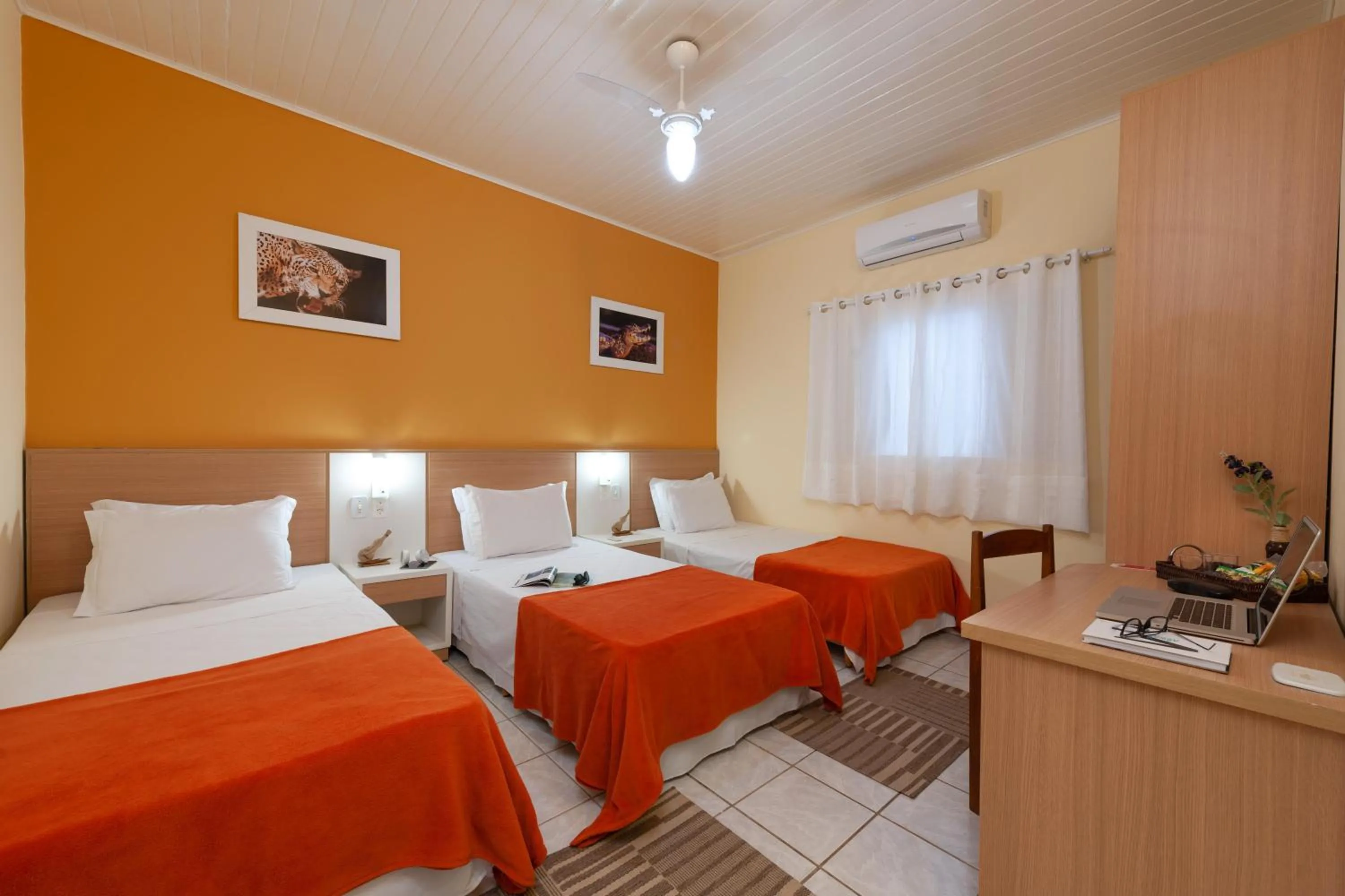 Bed in Pousada Rio Claro