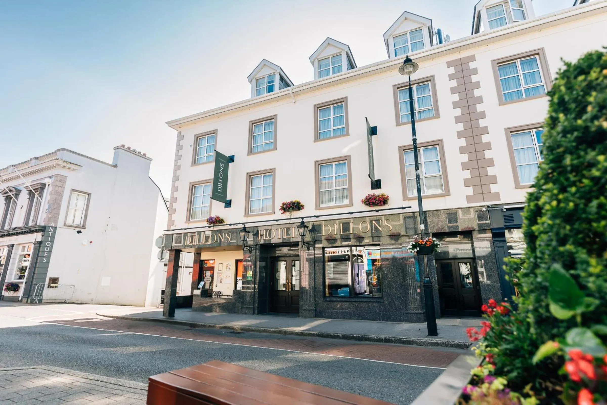 Property building in Dillon’s Hotel