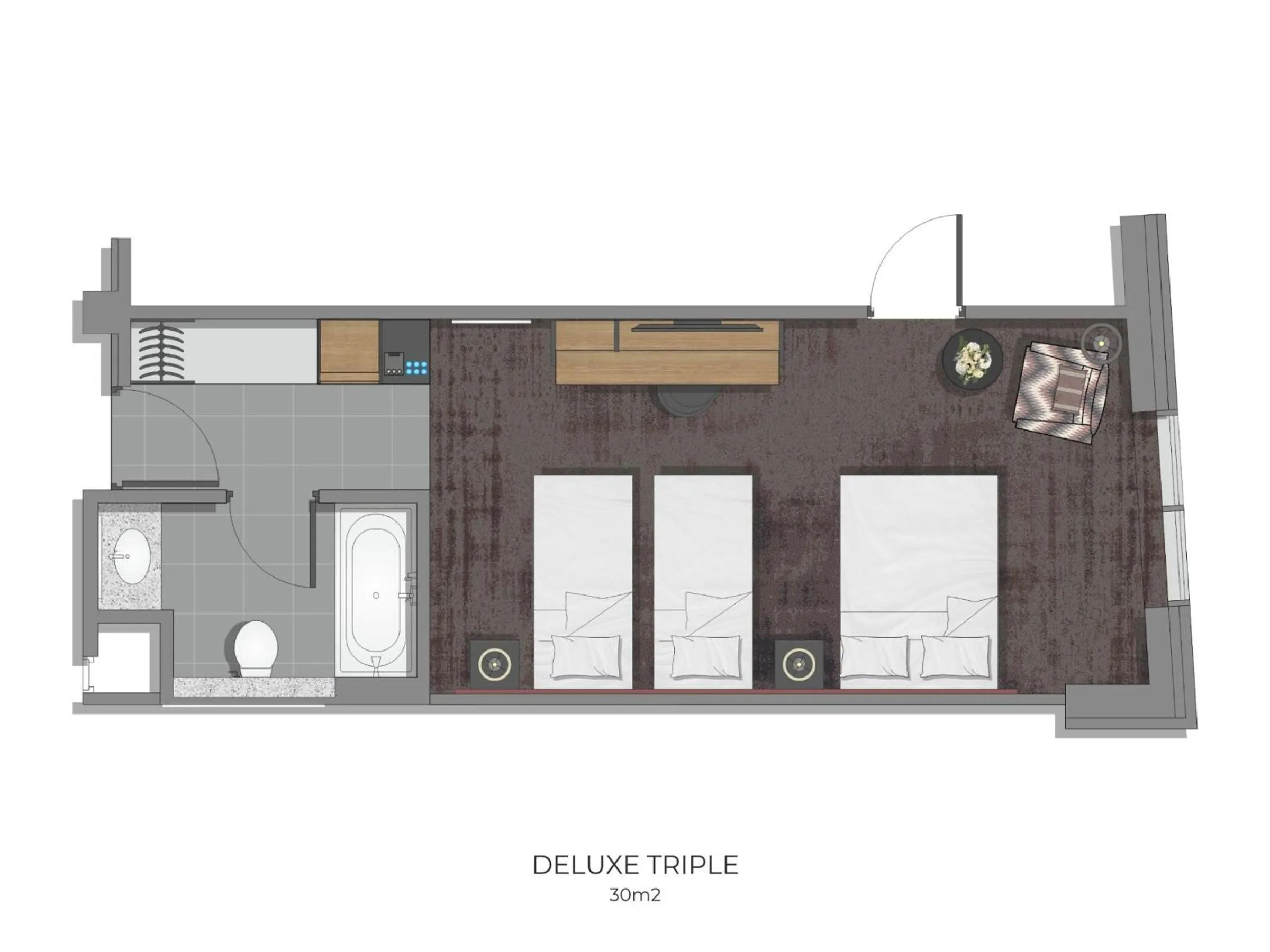 Floor plan in The Spencer Hotel
