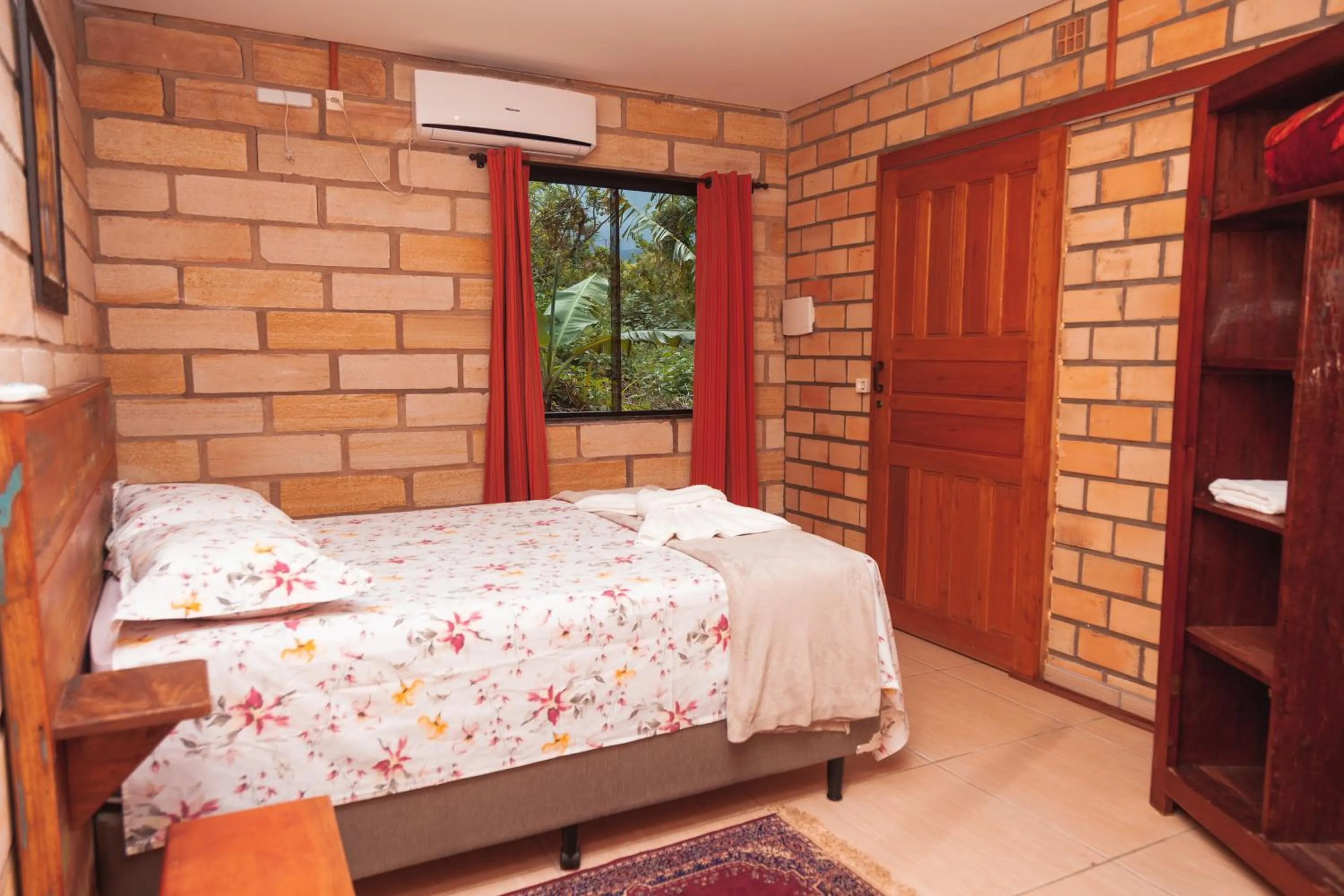 Bed in Pousada Água dos Canyons