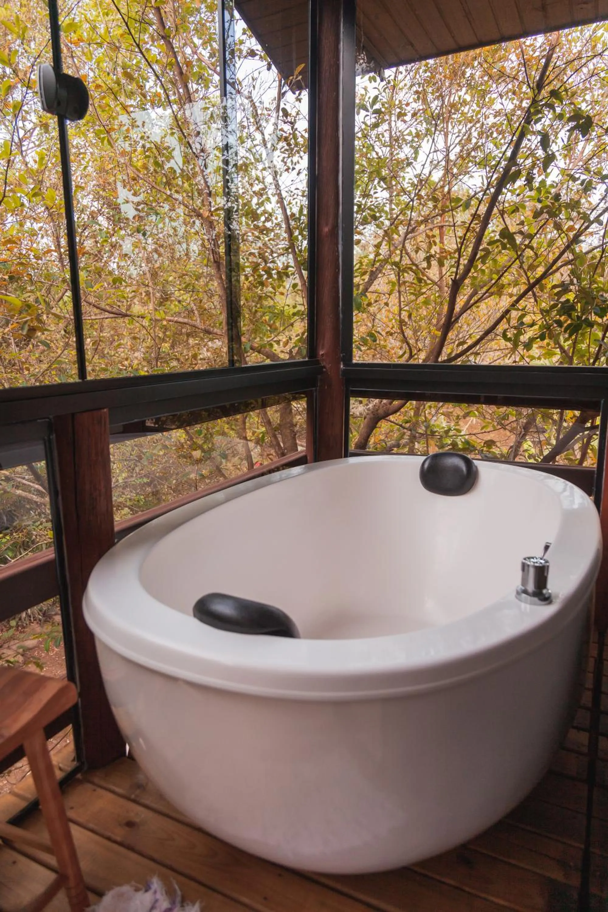 Open Air Bath in Pousada Água dos Canyons